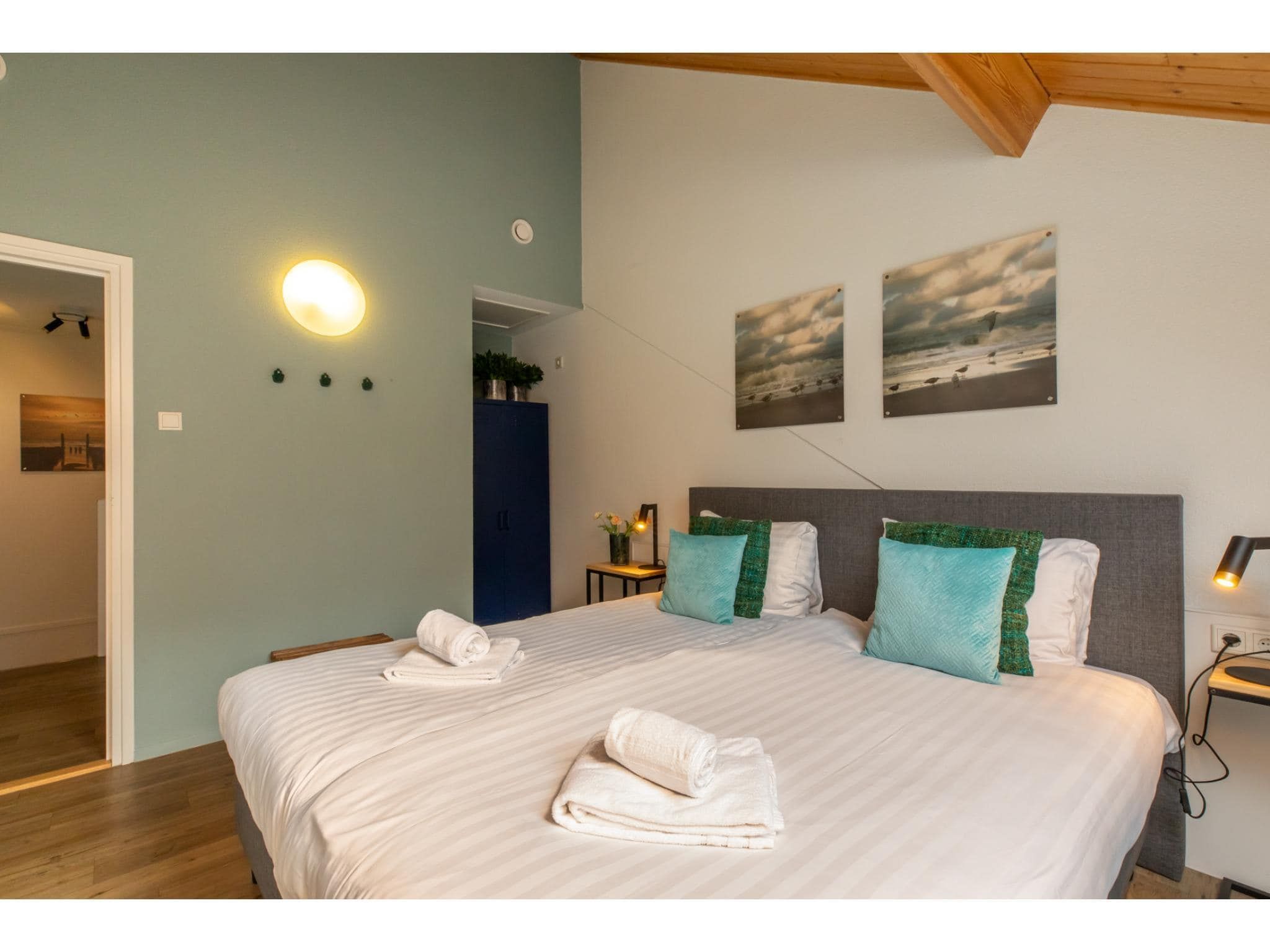 Een slaapkamer van WoesteHoeve in Biggekerke