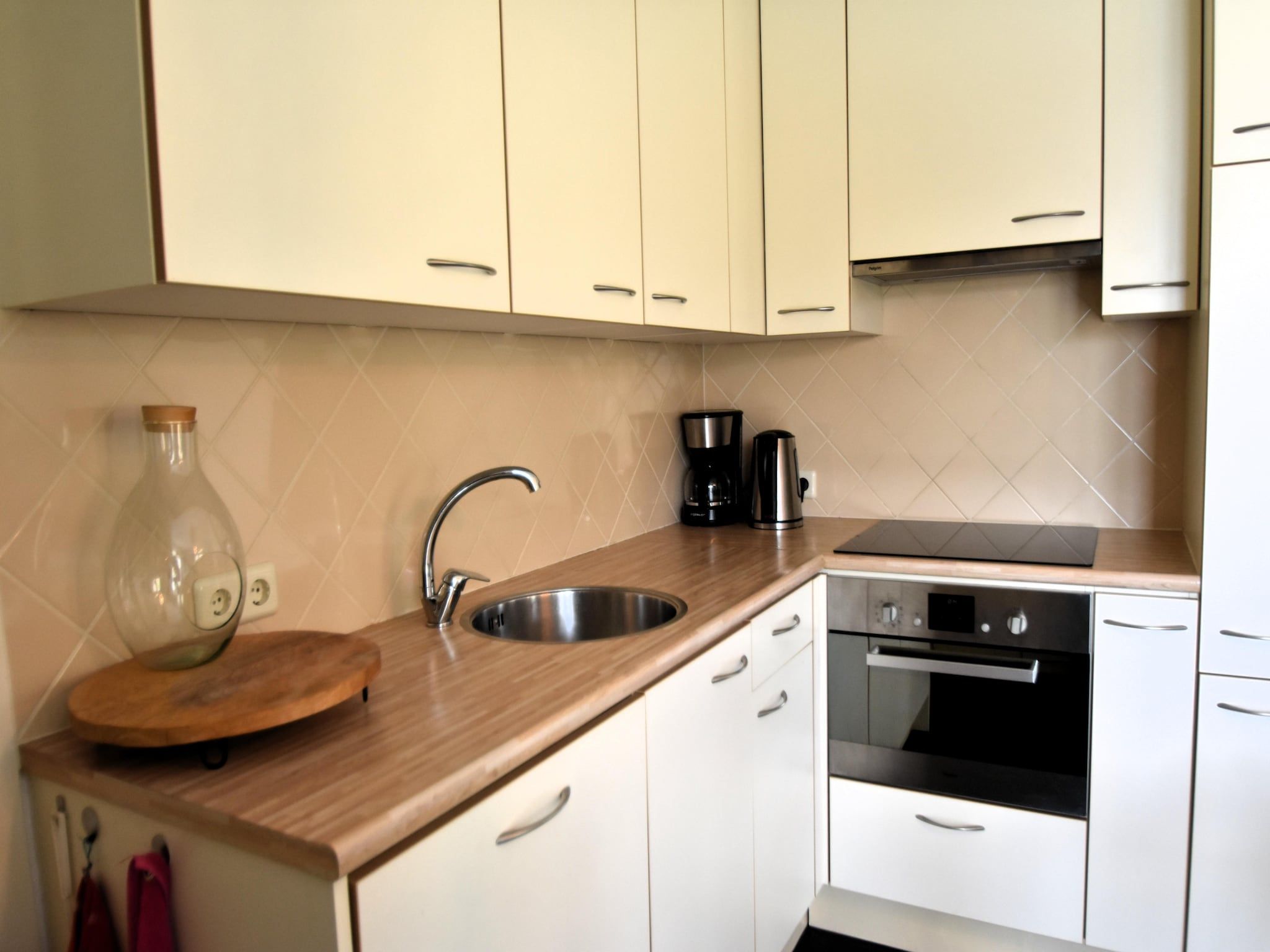 De keuken van Watervilla 51 in Simonshaven