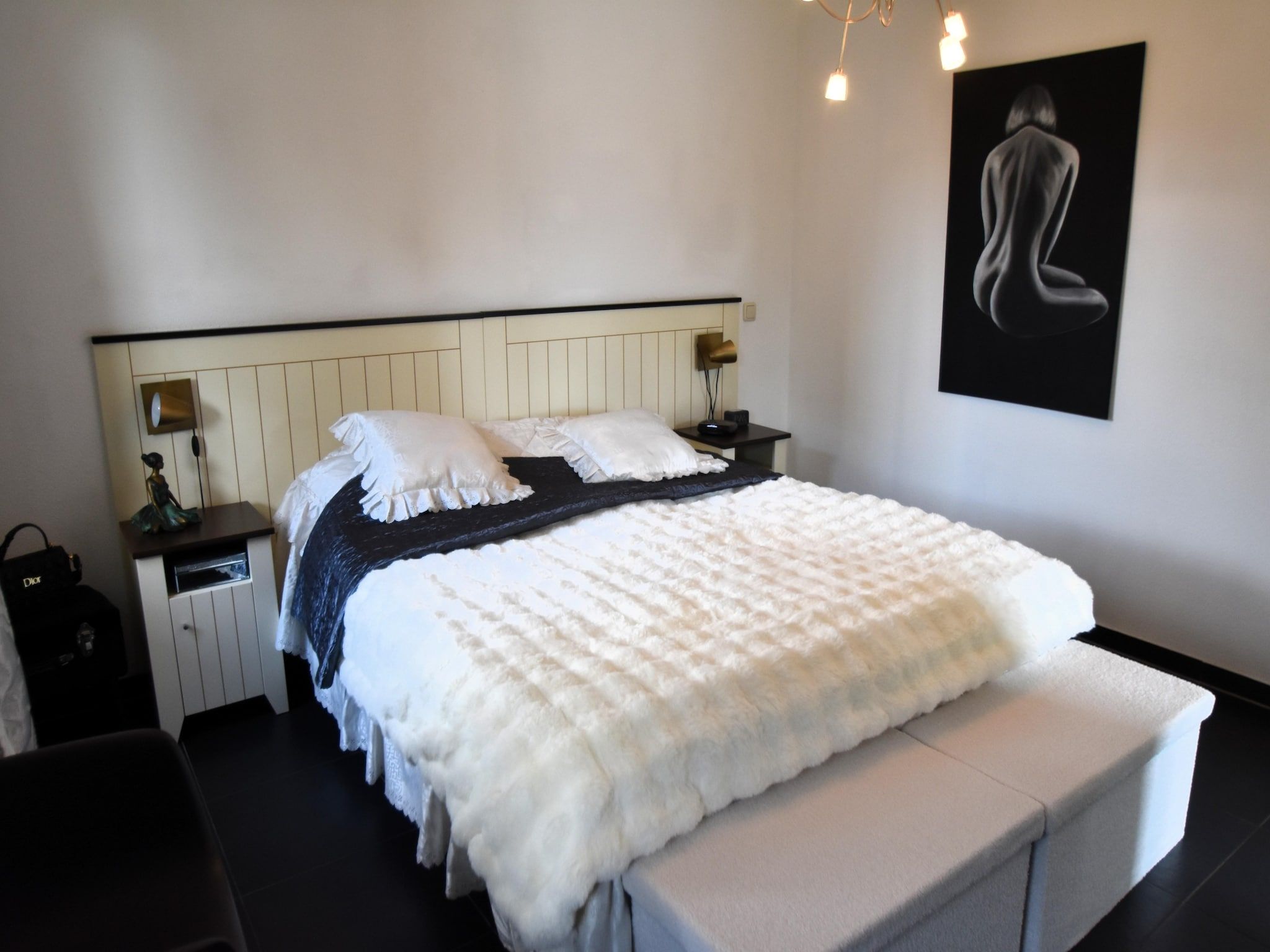 Een slaapkamer van Watervilla 51 in Simonshaven