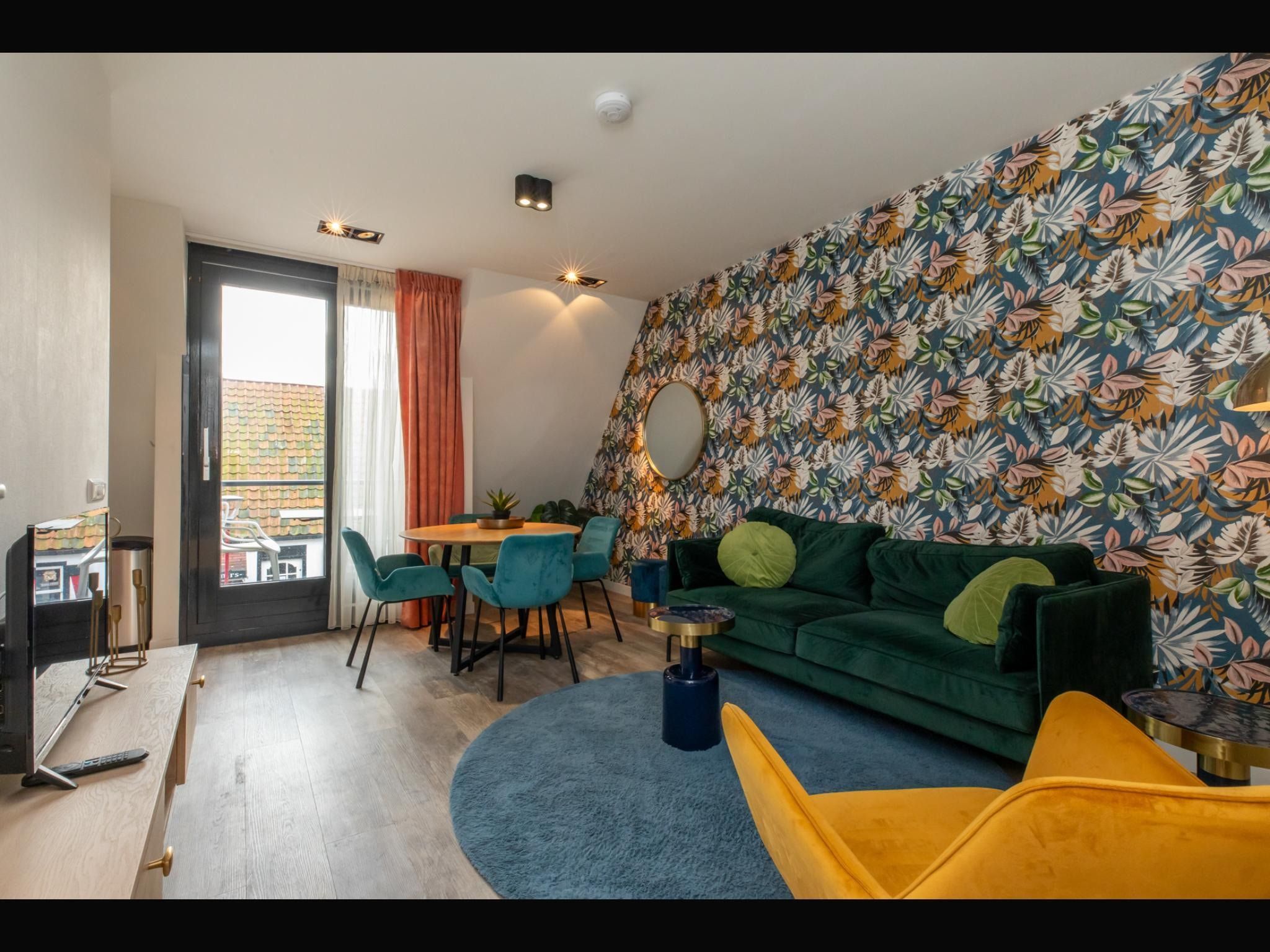 De woonkamer van Vakantiehuisje Langstraat 29B Zoutelande 4 Personen  Comfortabel Verblijf in Zoutelande