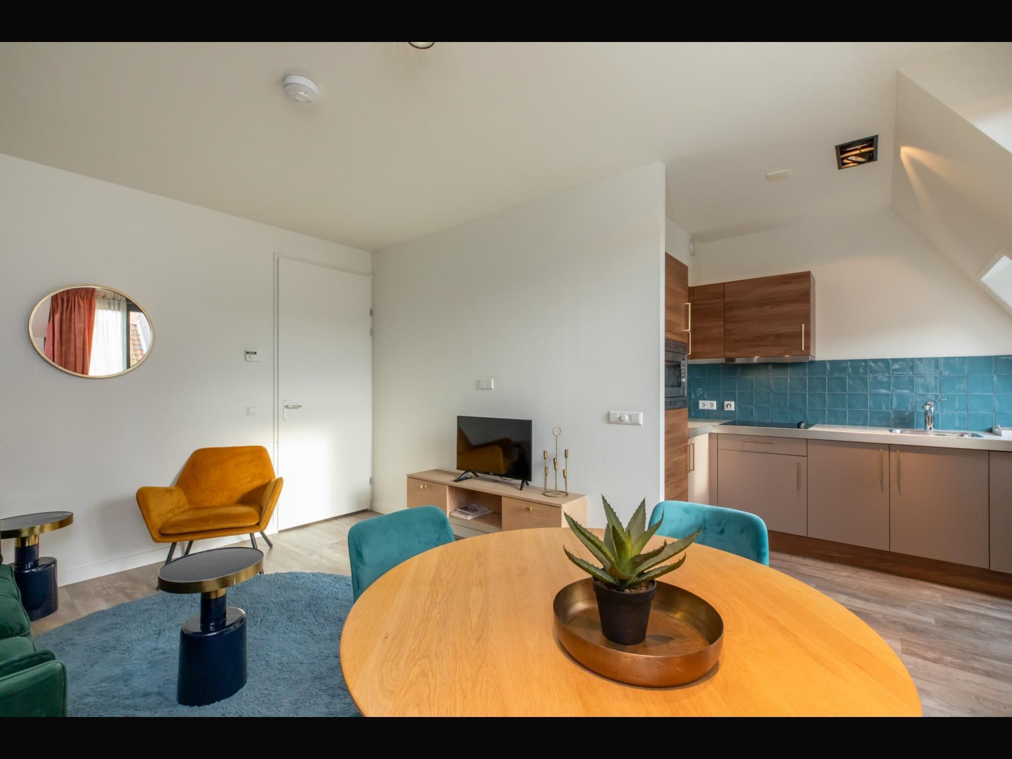 De eetkamer van Vakantiehuisje Langstraat 29B Zoutelande 4 Personen  Comfortabel Verblijf in Zoutelande