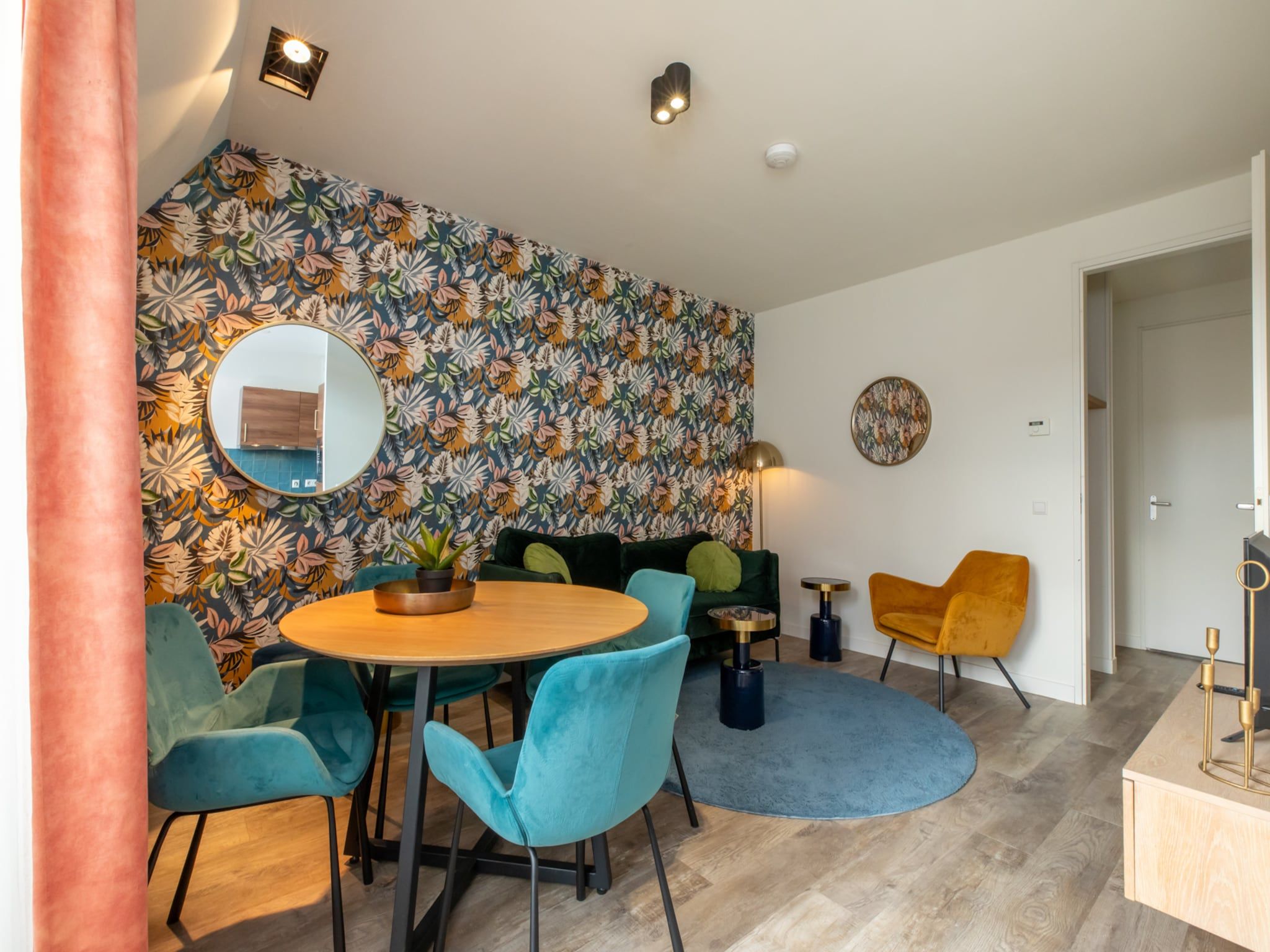 De woonkamer van Vakantiehuisje Langstraat 29B Zoutelande 4 Personen  Comfortabel Verblijf in Zoutelande