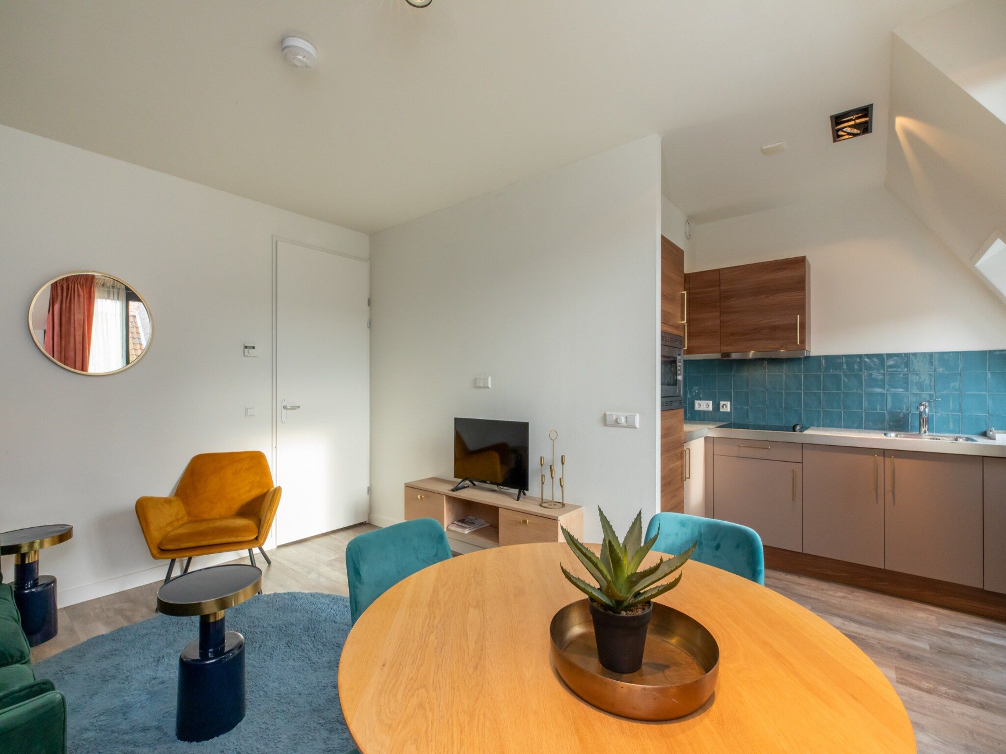 De eetkamer van Vakantiehuisje Langstraat 29B Zoutelande 4 Personen  Comfortabel Verblijf in Zoutelande