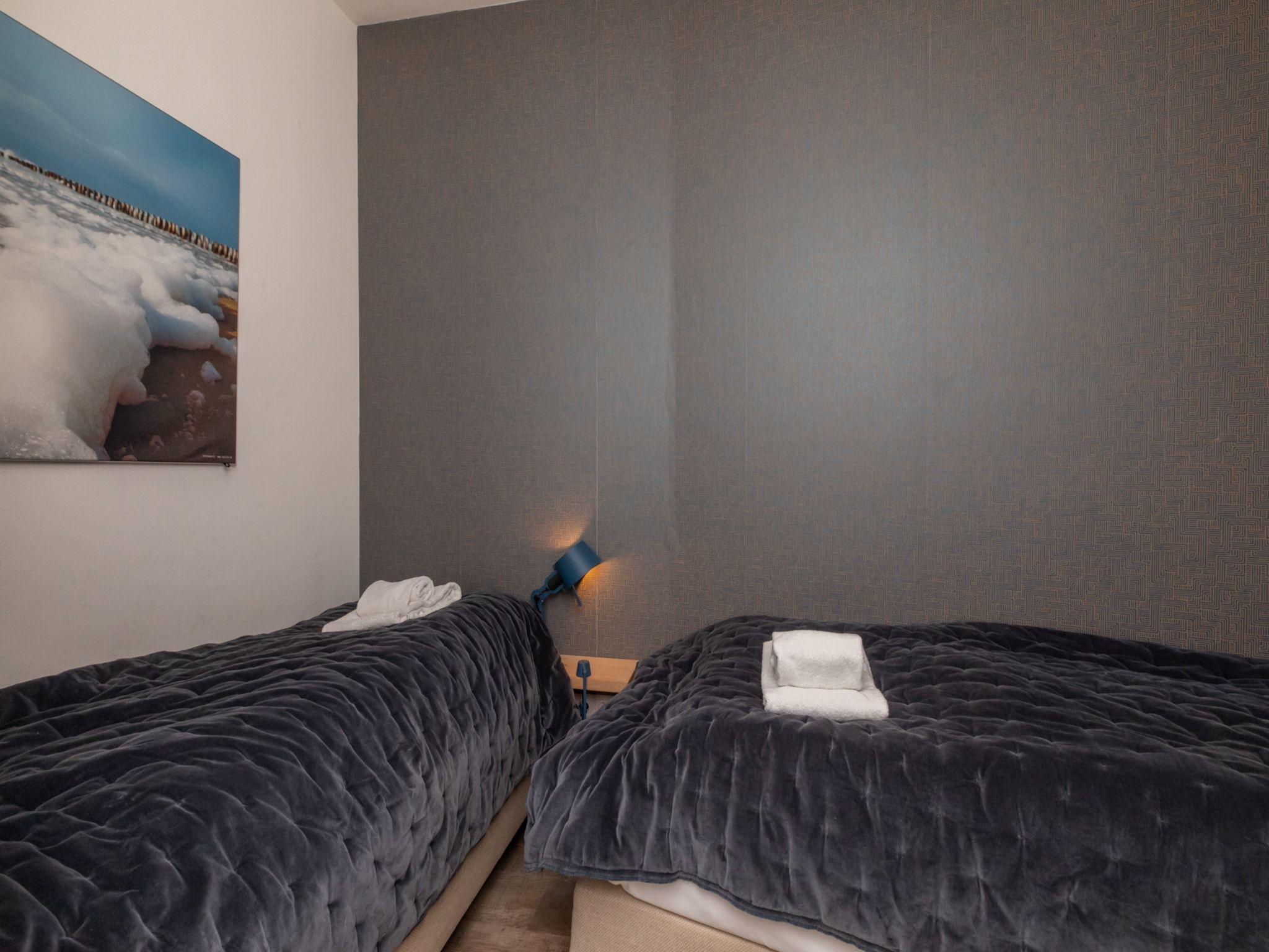 Een slaapkamer van Vakantiehuisje Langstraat 29B Zoutelande 4 Personen  Comfortabel Verblijf in Zoutelande