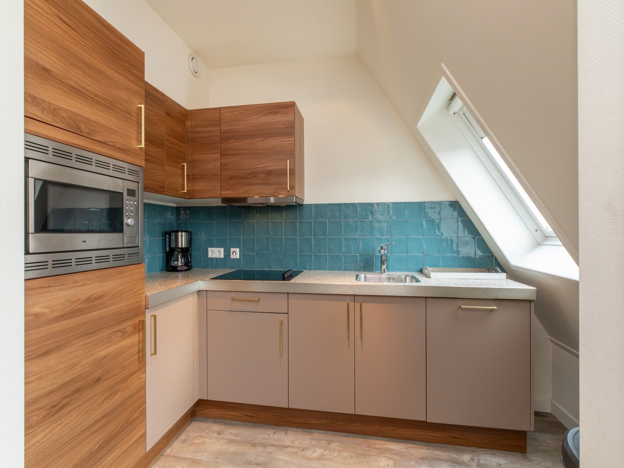 De keuken van Vakantiehuisje Langstraat 29B Zoutelande 4 Personen  Comfortabel Verblijf in Zoutelande