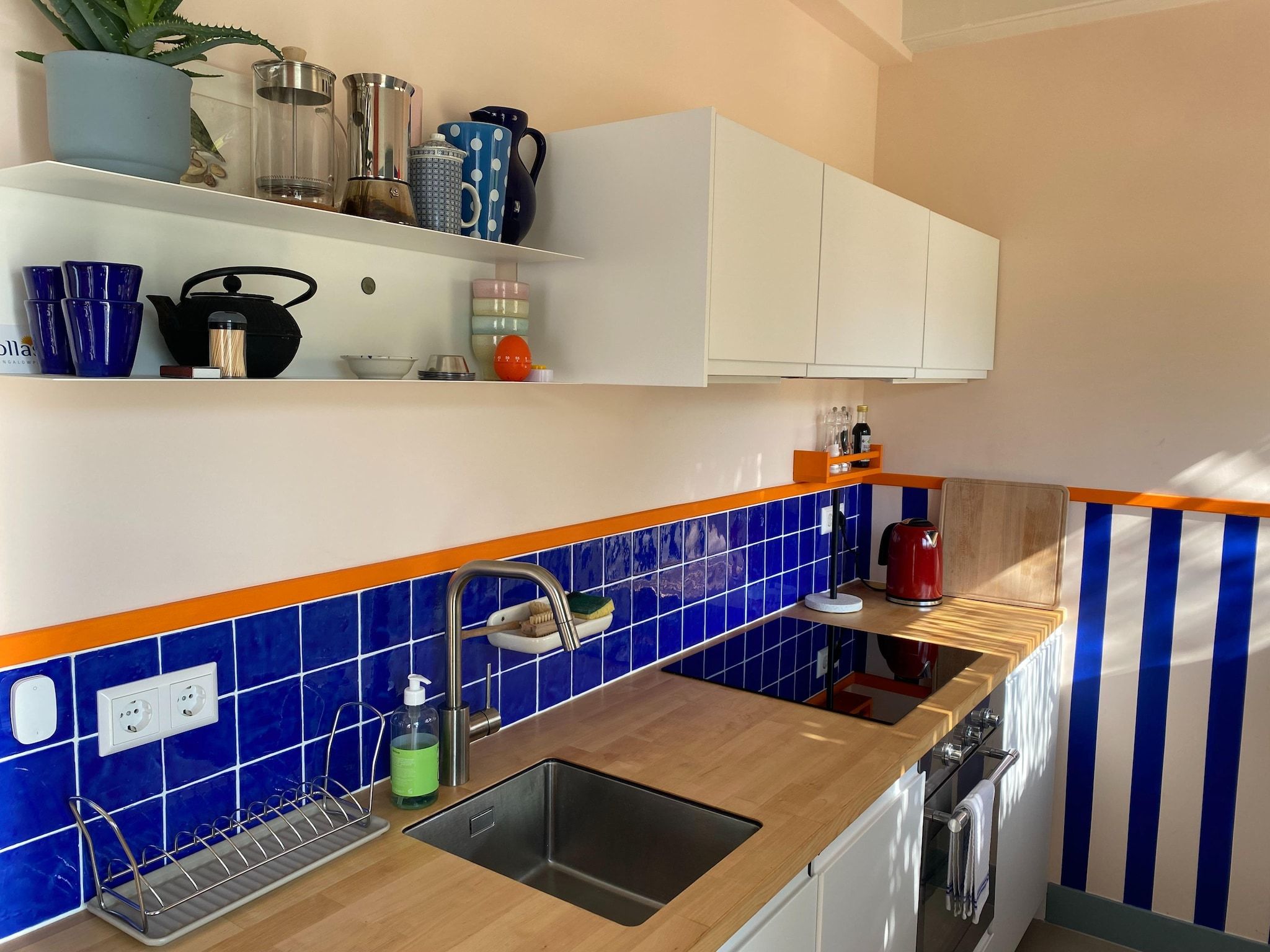 De keuken van Nana's in Noordwijkerhout