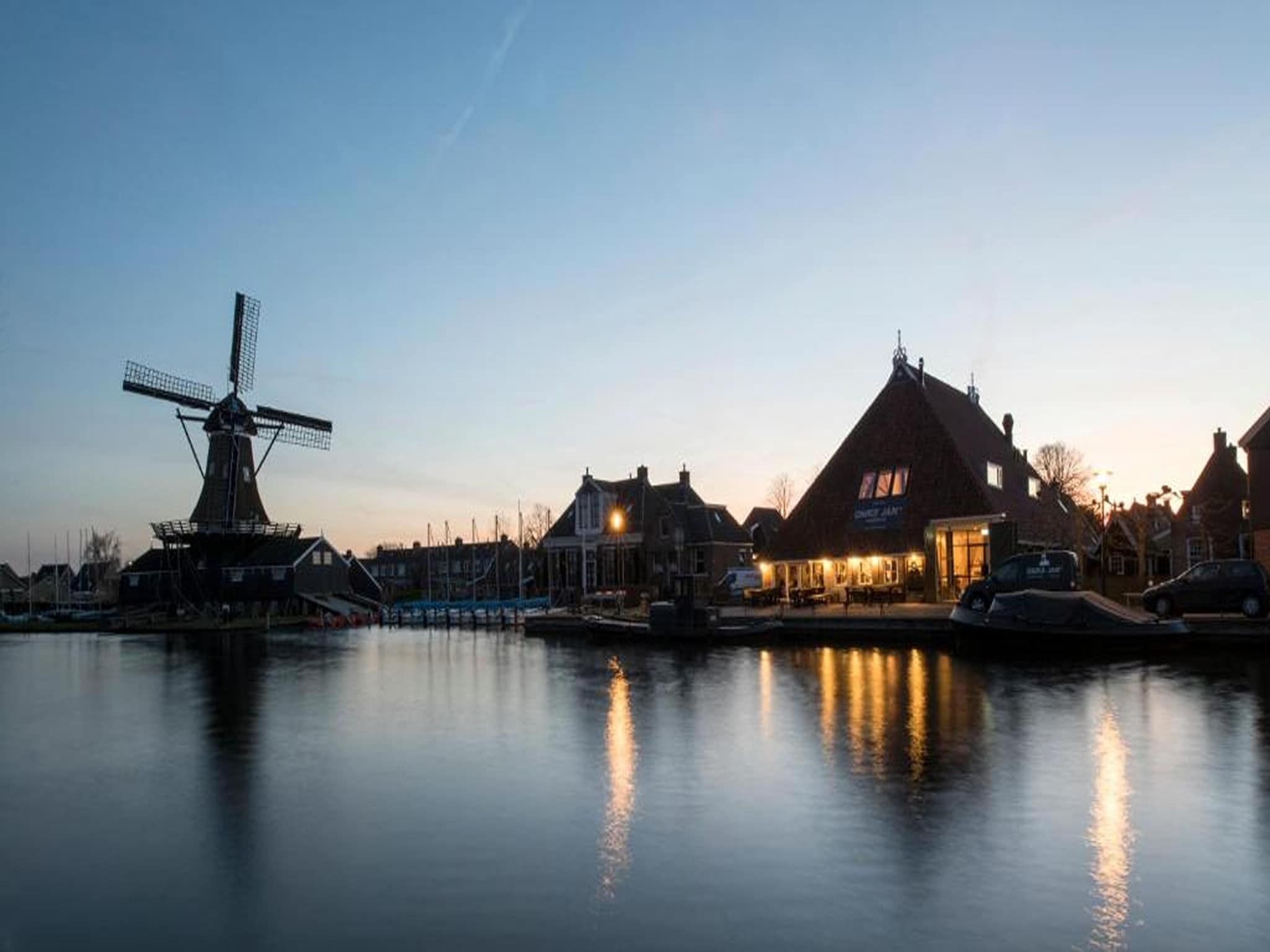 De buitenkant van Omke Jan in Woudsend