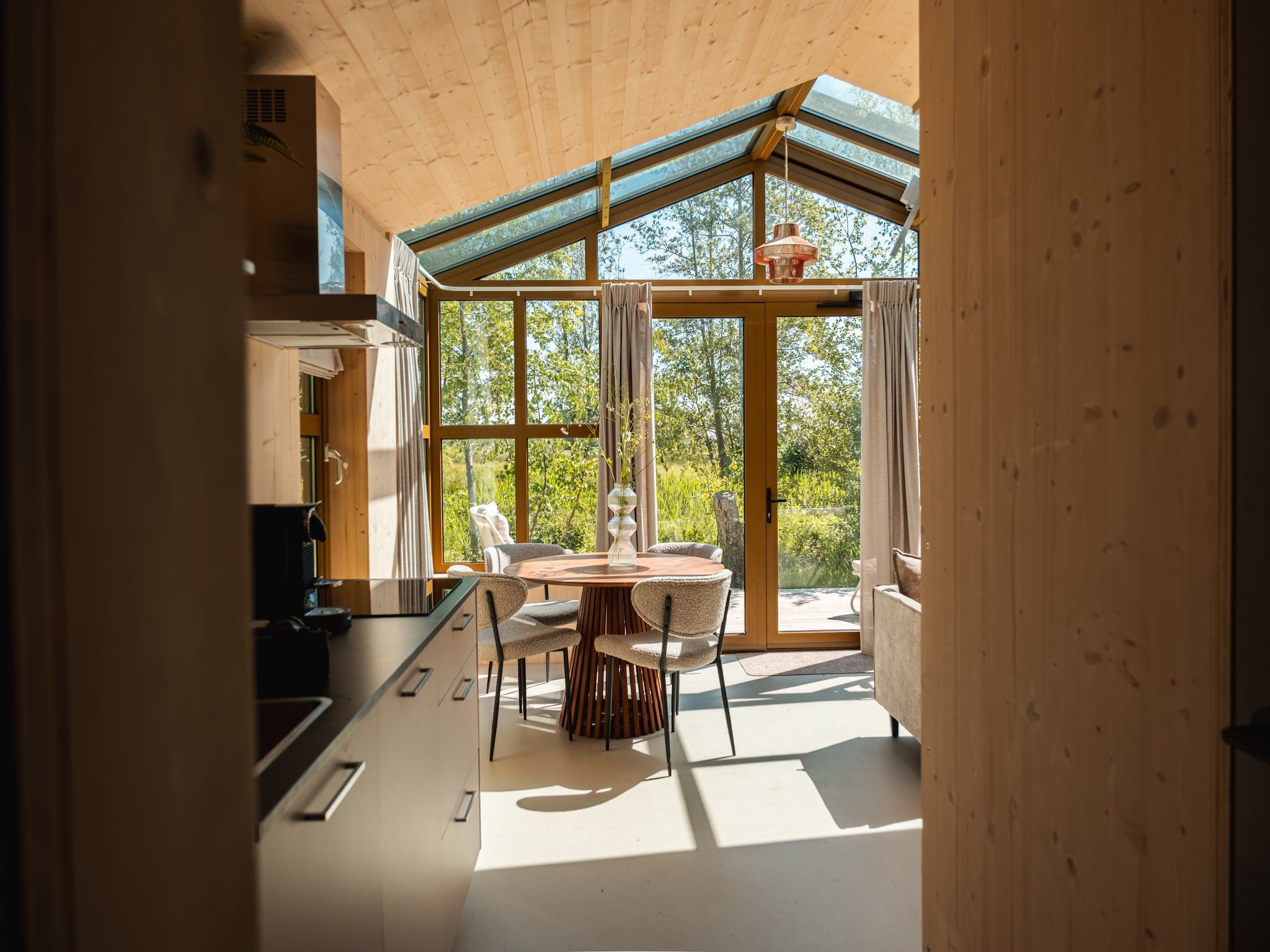 De keuken van Large Green House 4 persoons in Scherpenzeel (FR)