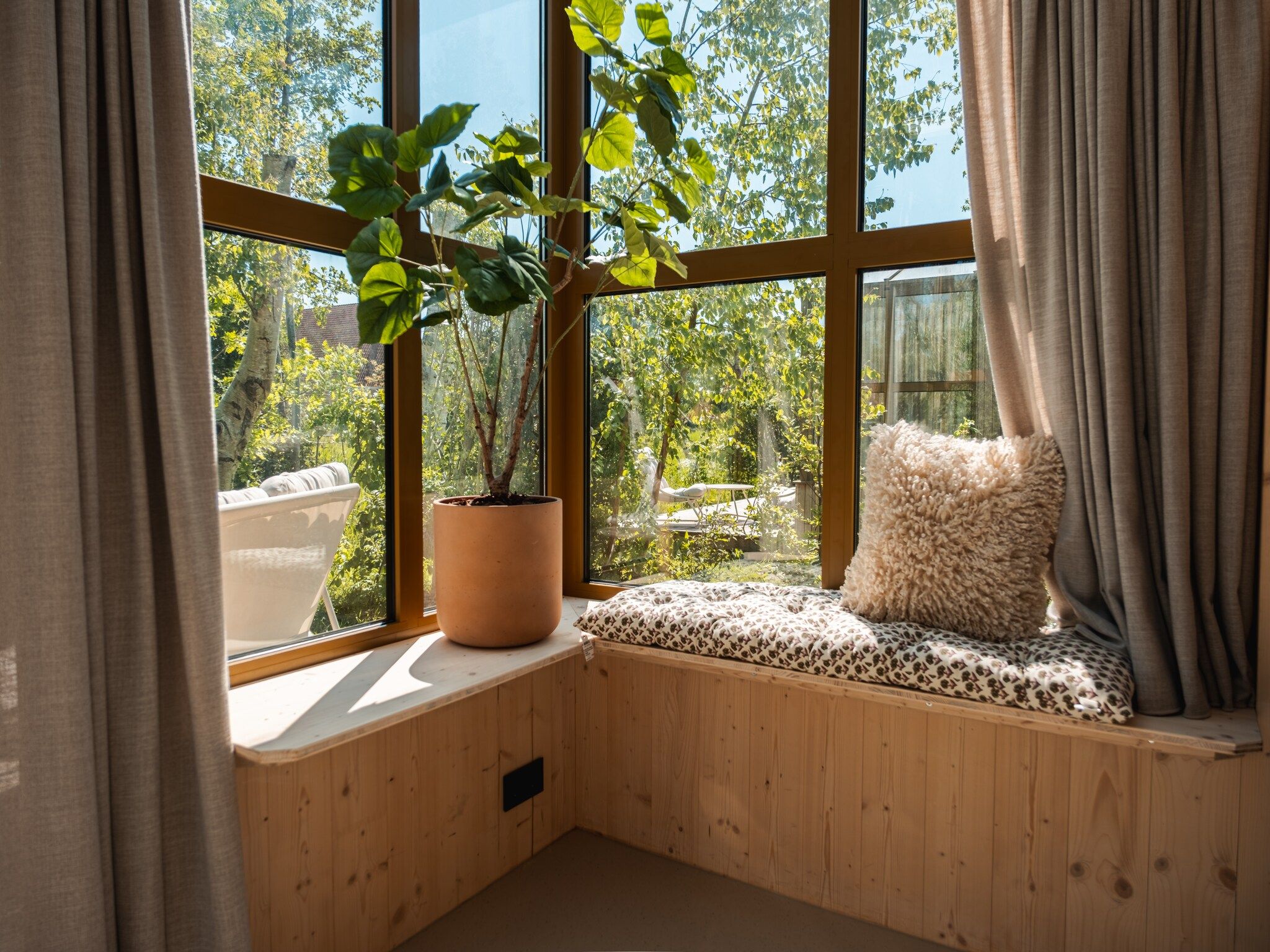 Sfeerbeeld van Large Green House 4 persoons in Scherpenzeel (FR)