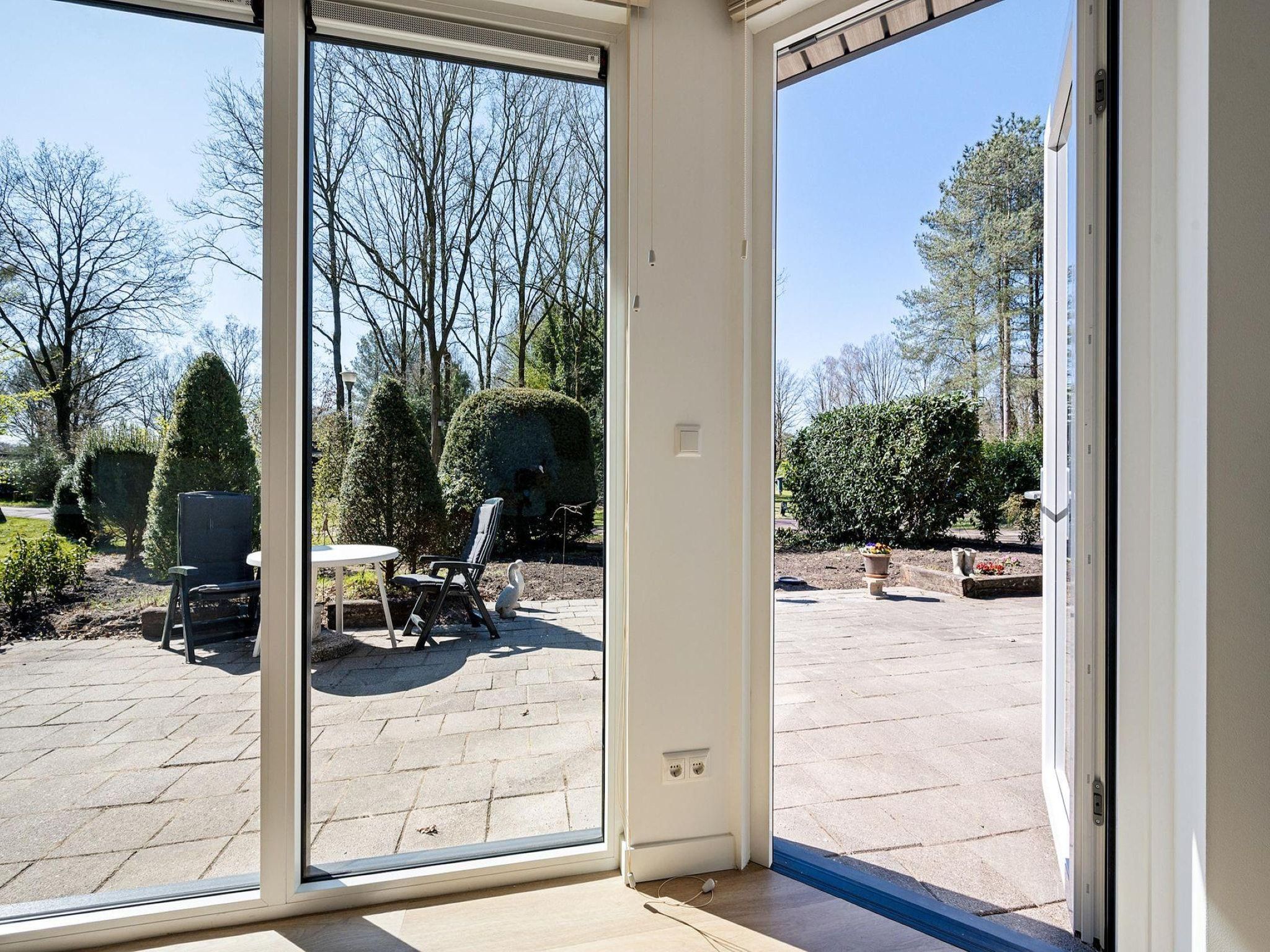 Het uitzicht vanaf Ermerzand Retreat in Erm