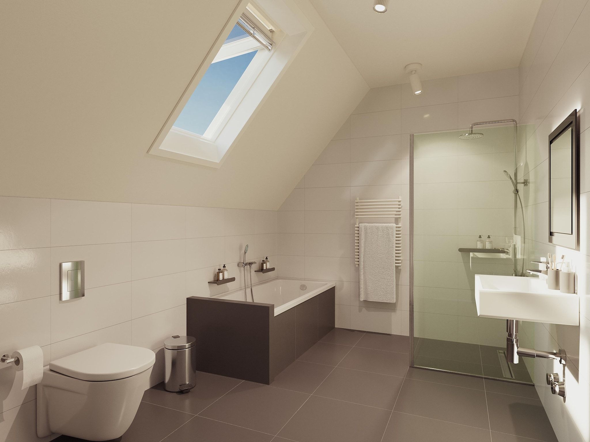 De badkamer van De Elster Lifestyle in TA Gasselte