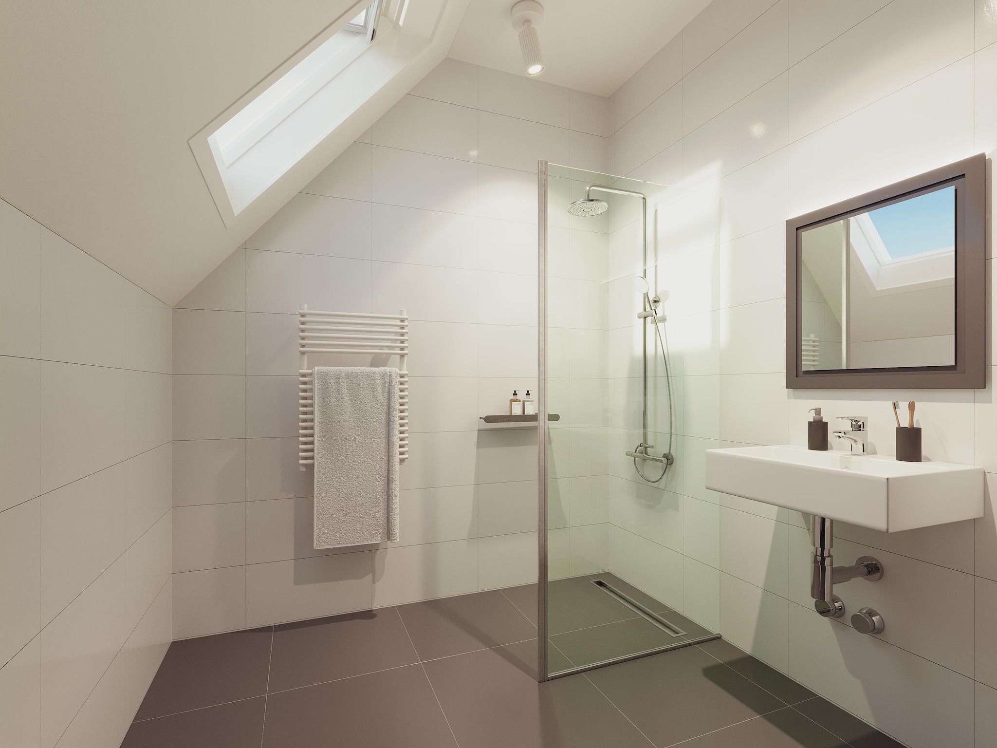 De badkamer van Tumulibos Lifestyle in TA Gasselte