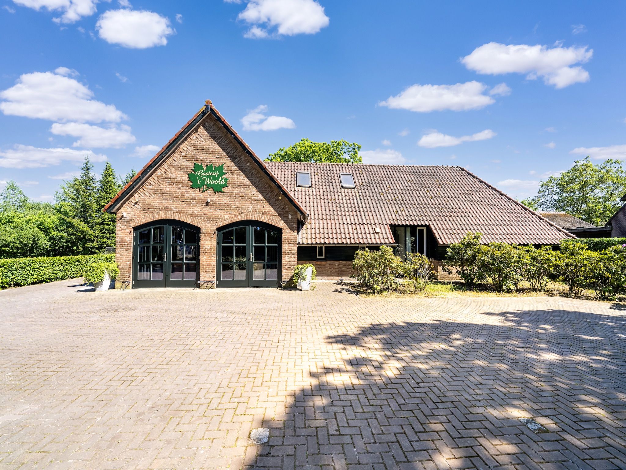 De buitenkant van 't Woold in Asten