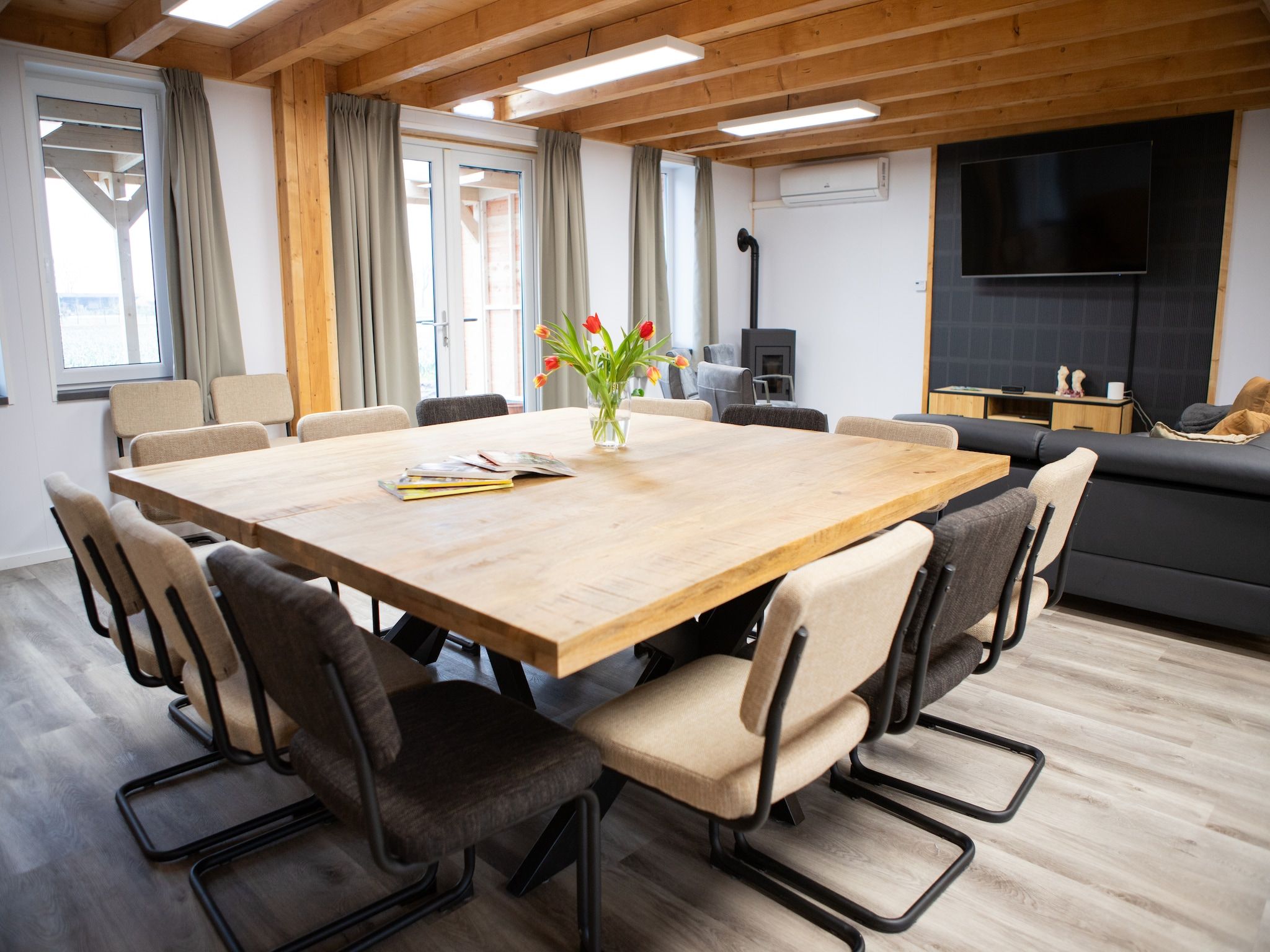 De eetkamer van Het Boshuis in Oirschot