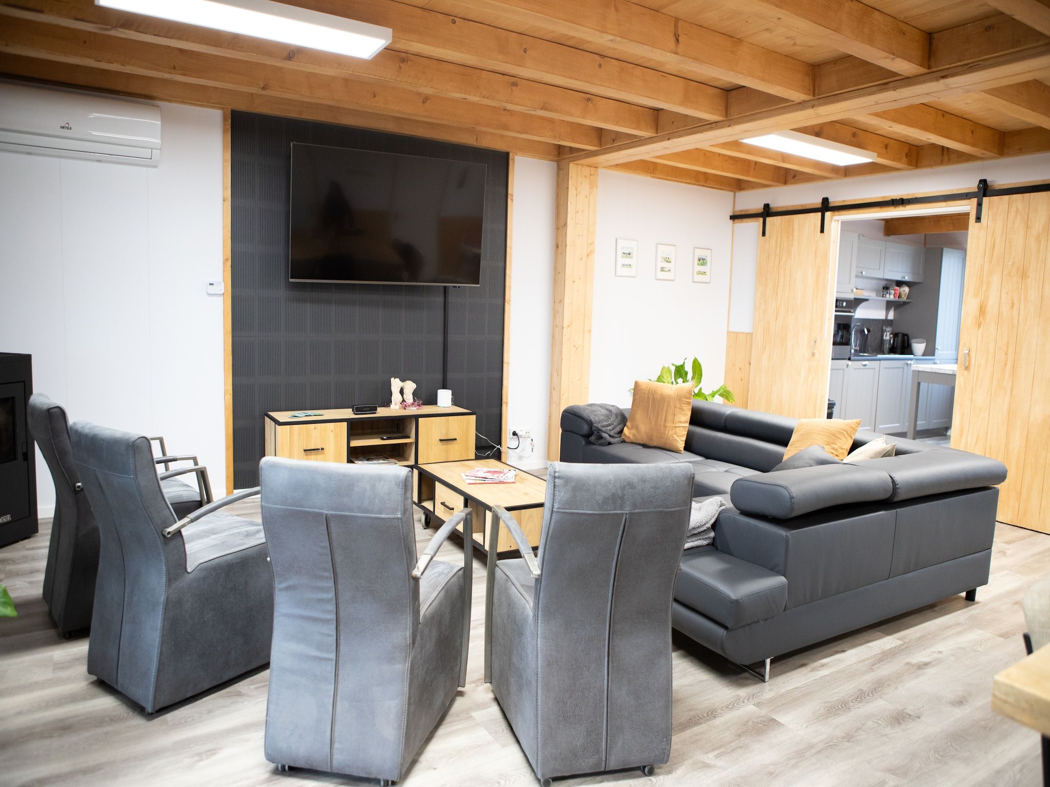 De woonkamer van Het Boshuis in Oirschot