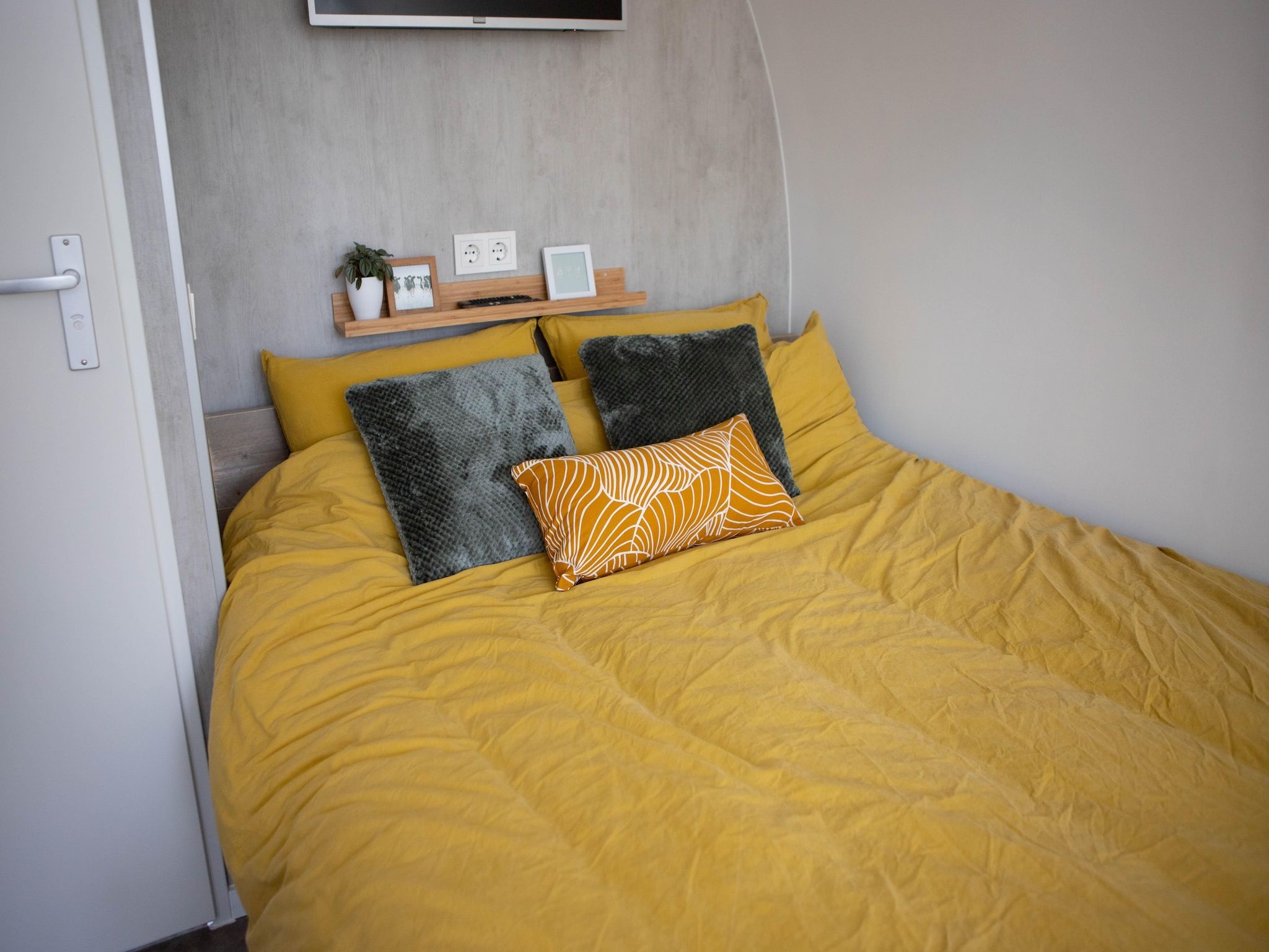 Een slaapkamer van De Ree en de Specht in Oirschot