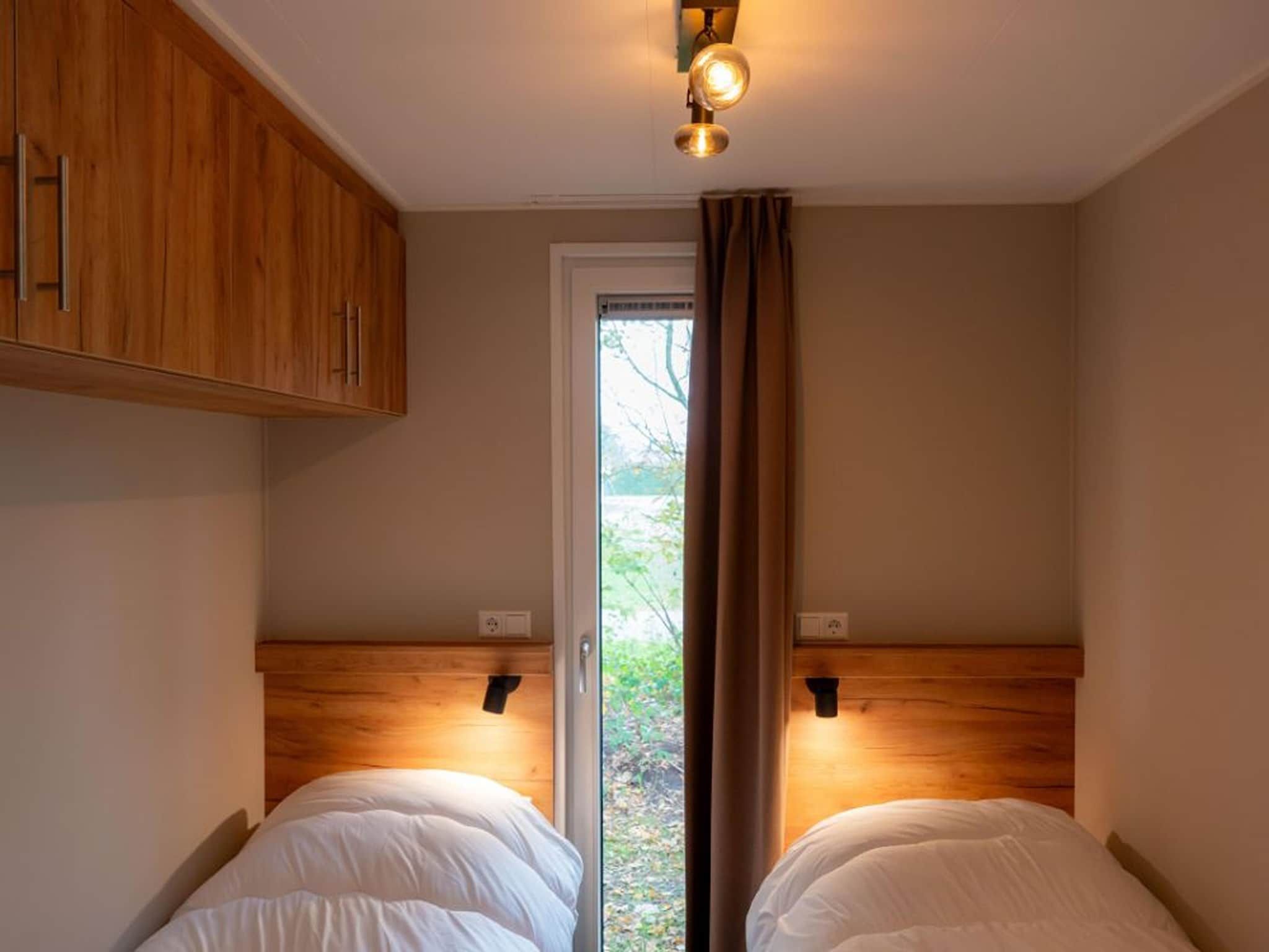 Een slaapkamer van Op'e Pleats in Sint Nicolaasga