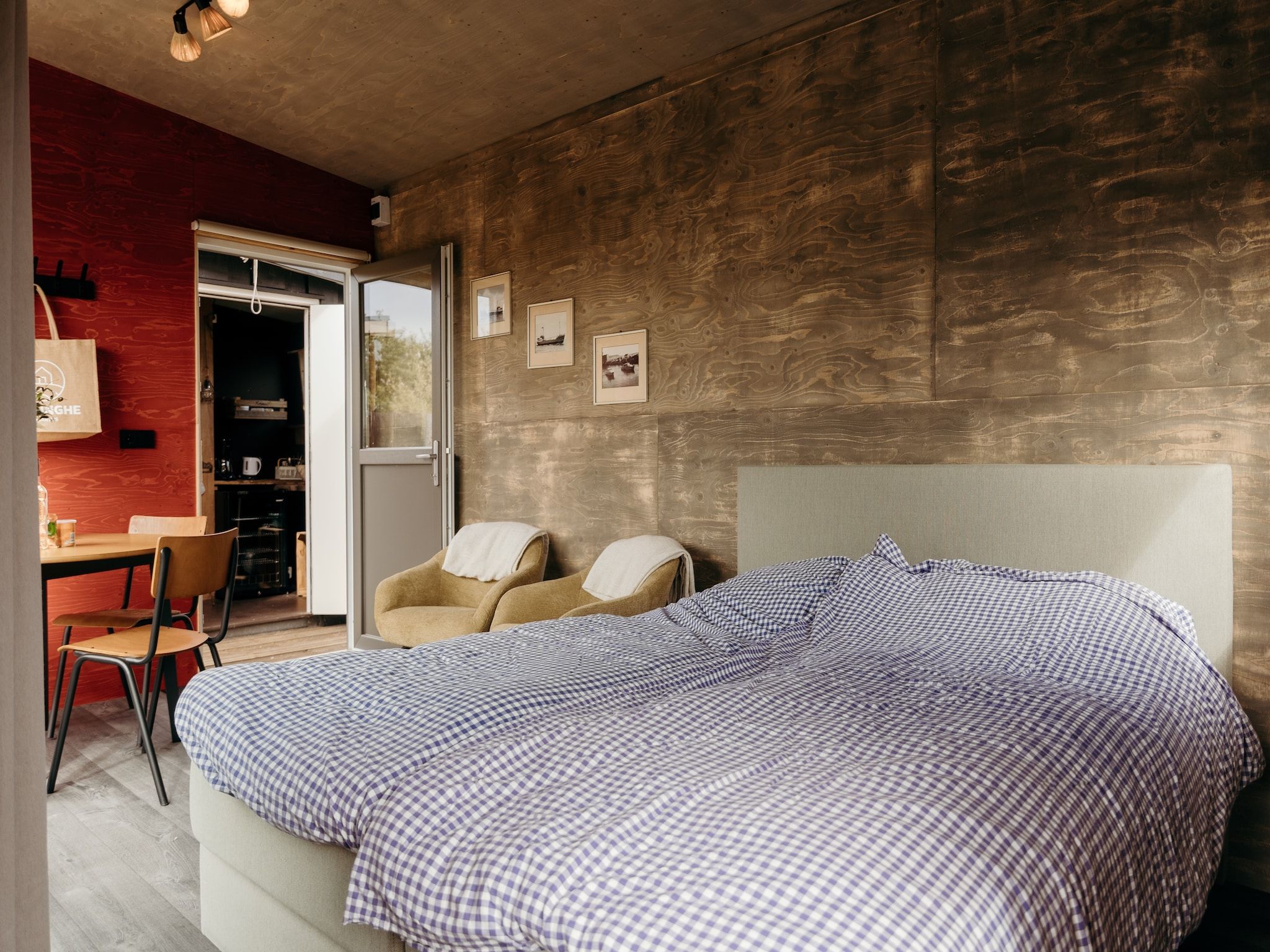 Een slaapkamer van Solglimt 4 Pers. in Callantsoog