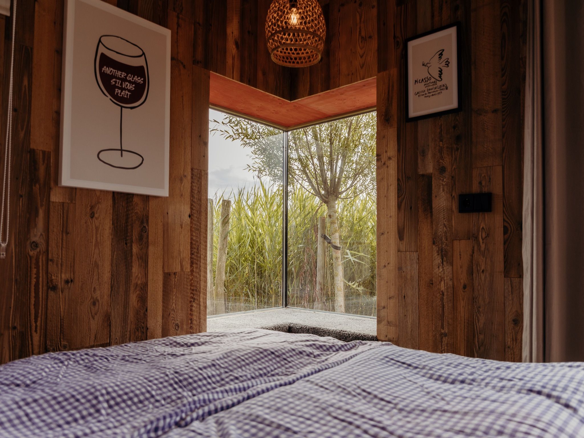 Een slaapkamer van Solglimt 4 Pers. in Callantsoog