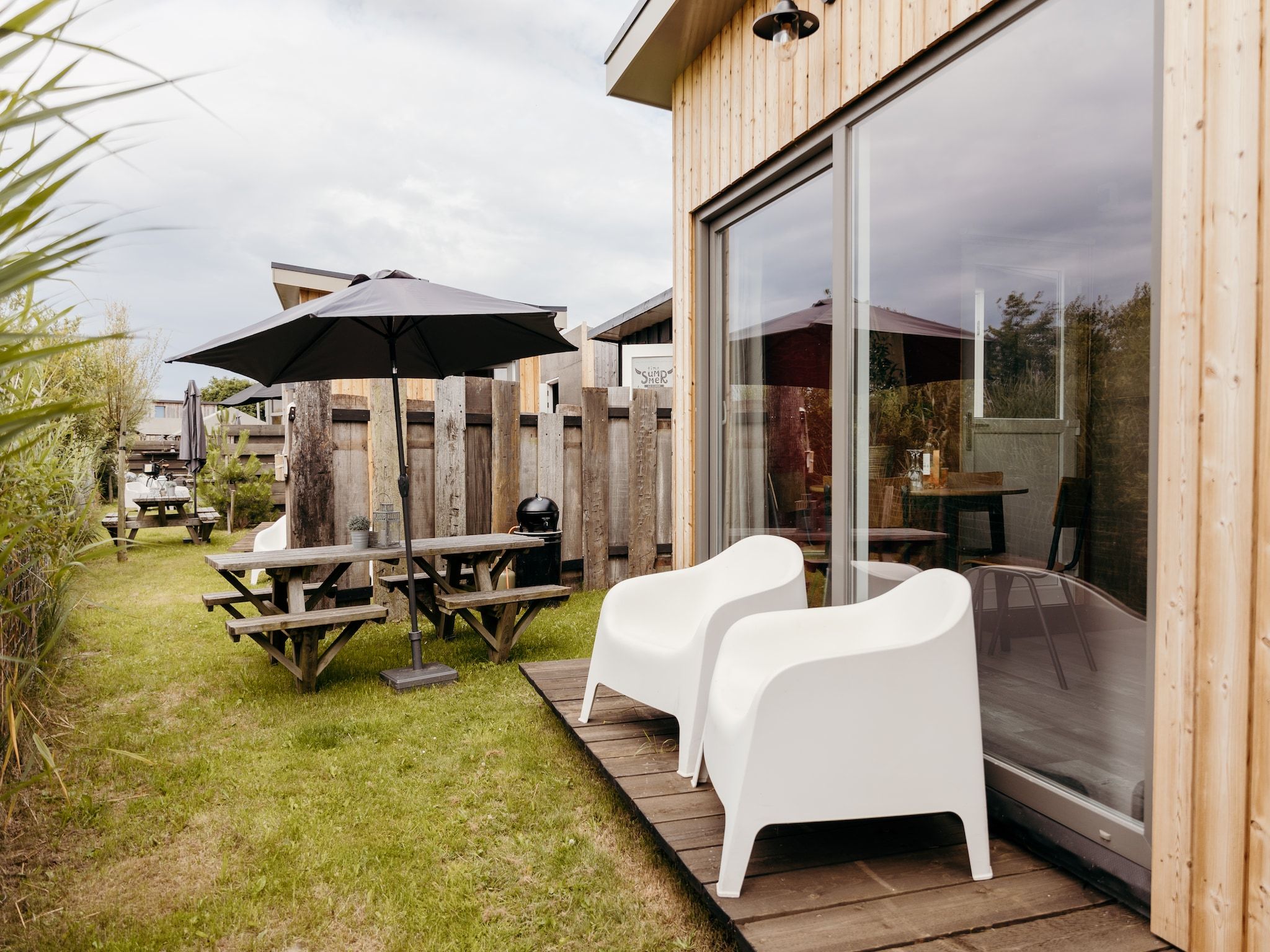 Het terras van Solglimt 4 Pers. in Callantsoog