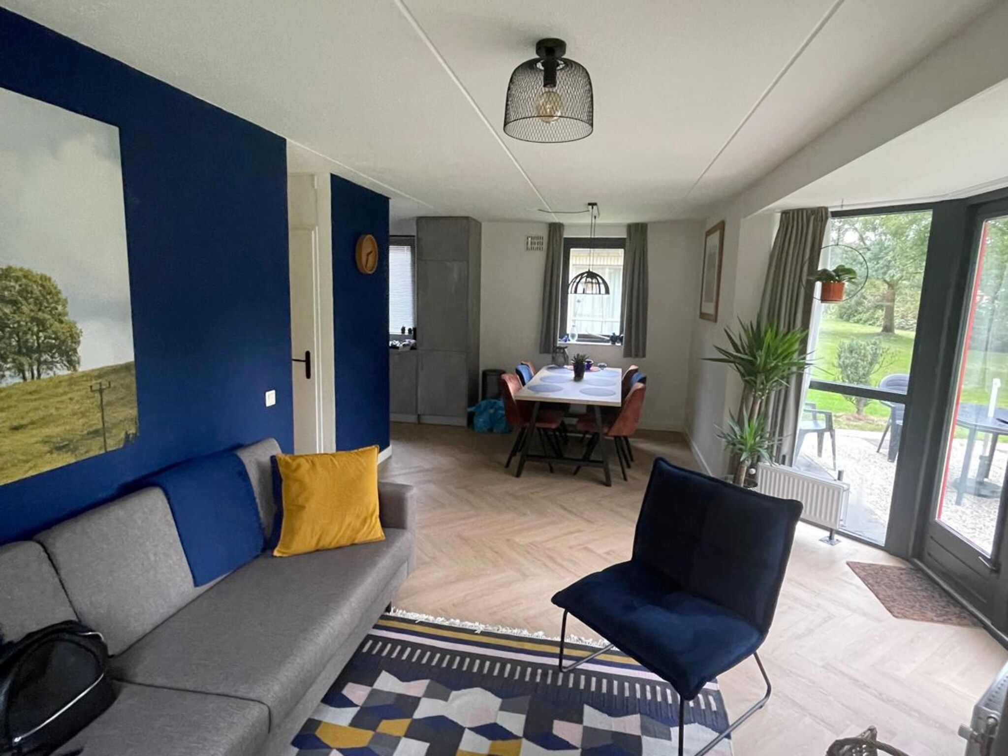 De woonkamer van 6 - Persons Lakeside Bungalow (copy) in Ewijk