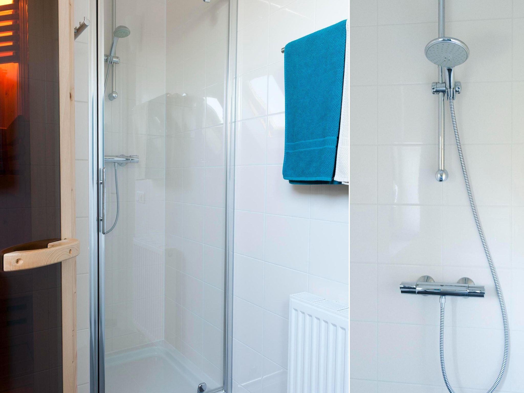 De badkamer van 8 pers. Heerd Wellness de luxe in Vlagtwedde