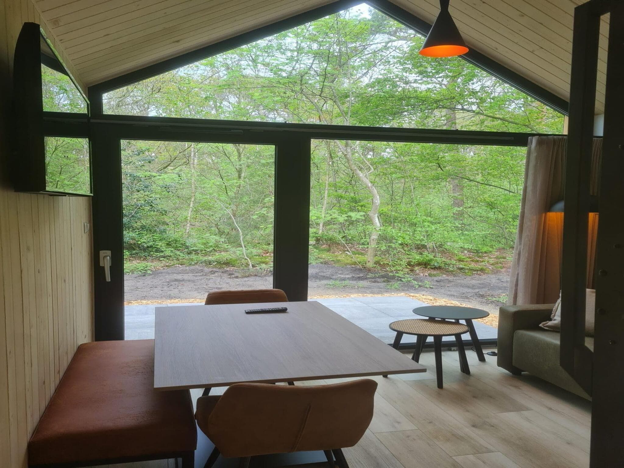 De woonkamer van Tiny house | 2-4 persoons in Balkbrug