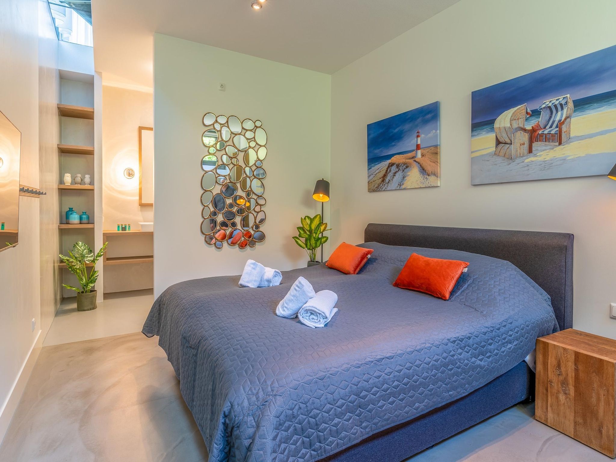 Een slaapkamer van Duynzoom 2 in De Koog