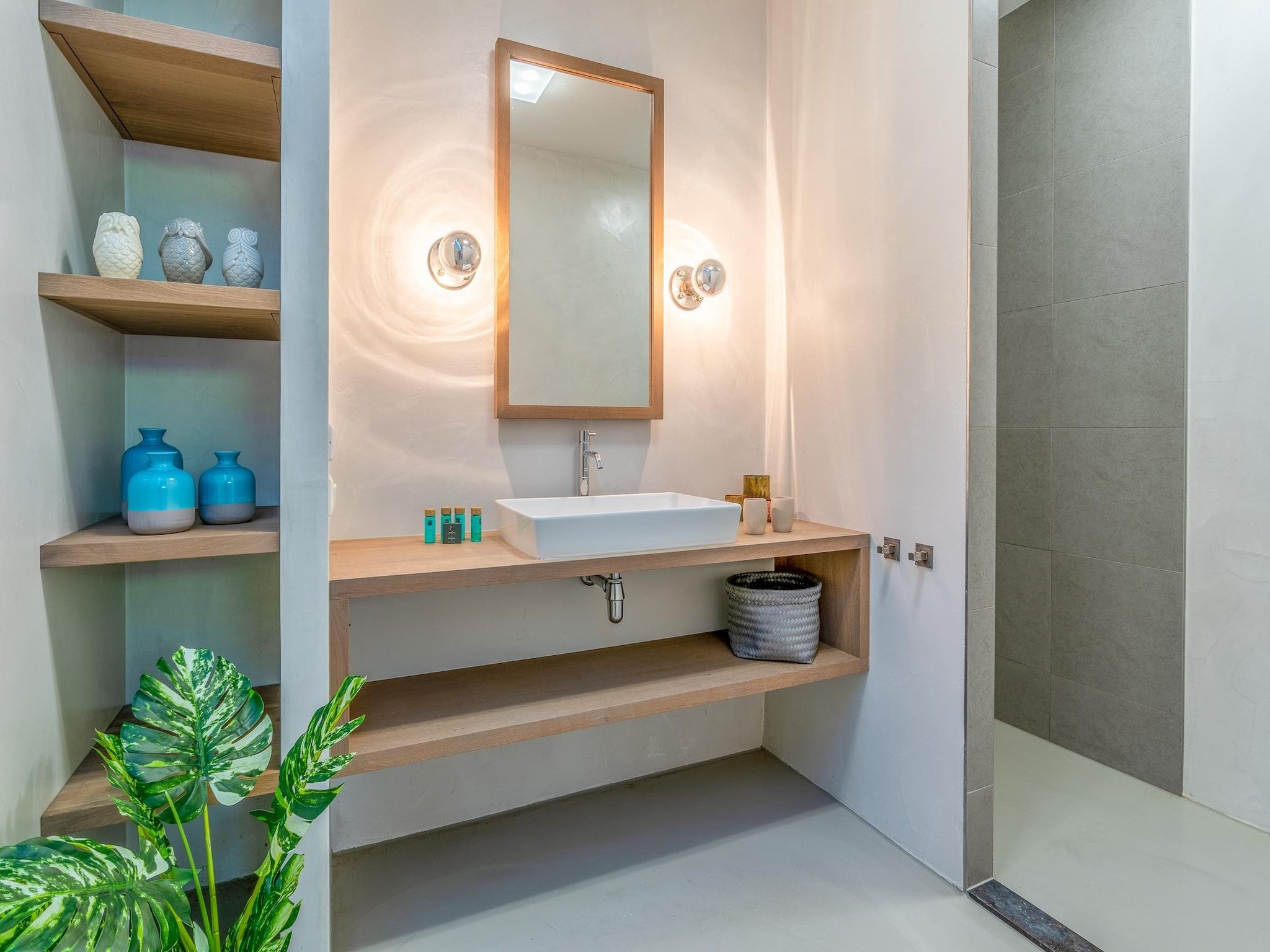 De badkamer van Duynzoom 2 in De Koog