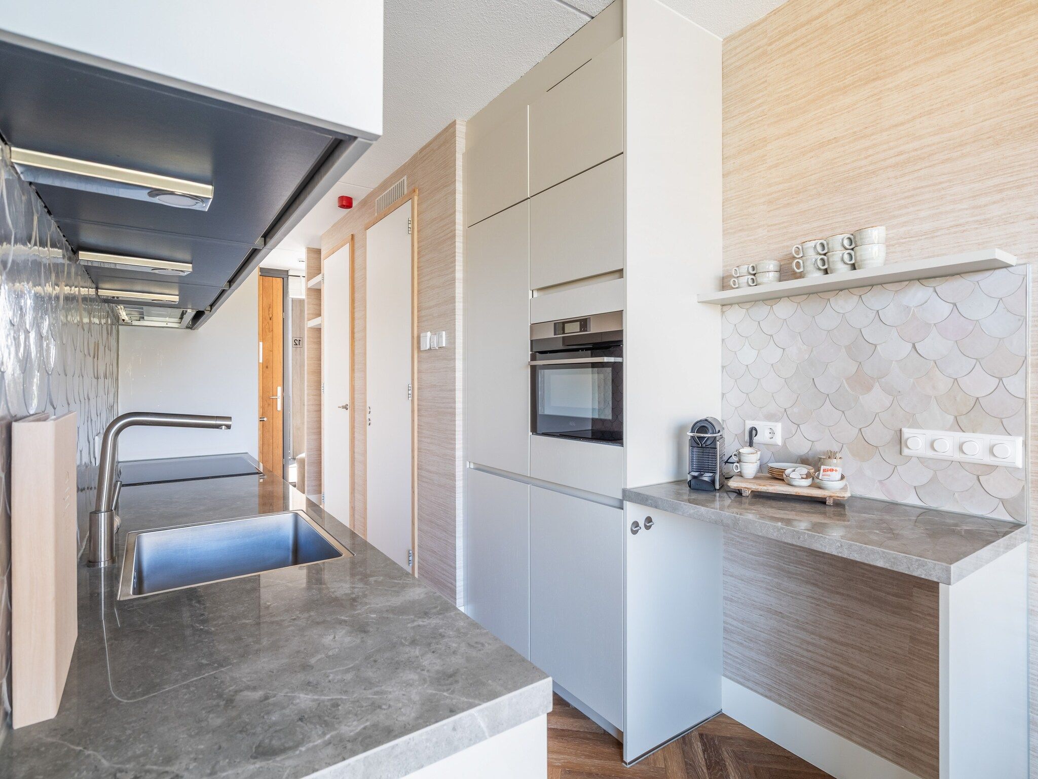 De keuken van Apartment Bries| 4 Persons in Sint Maartenszee