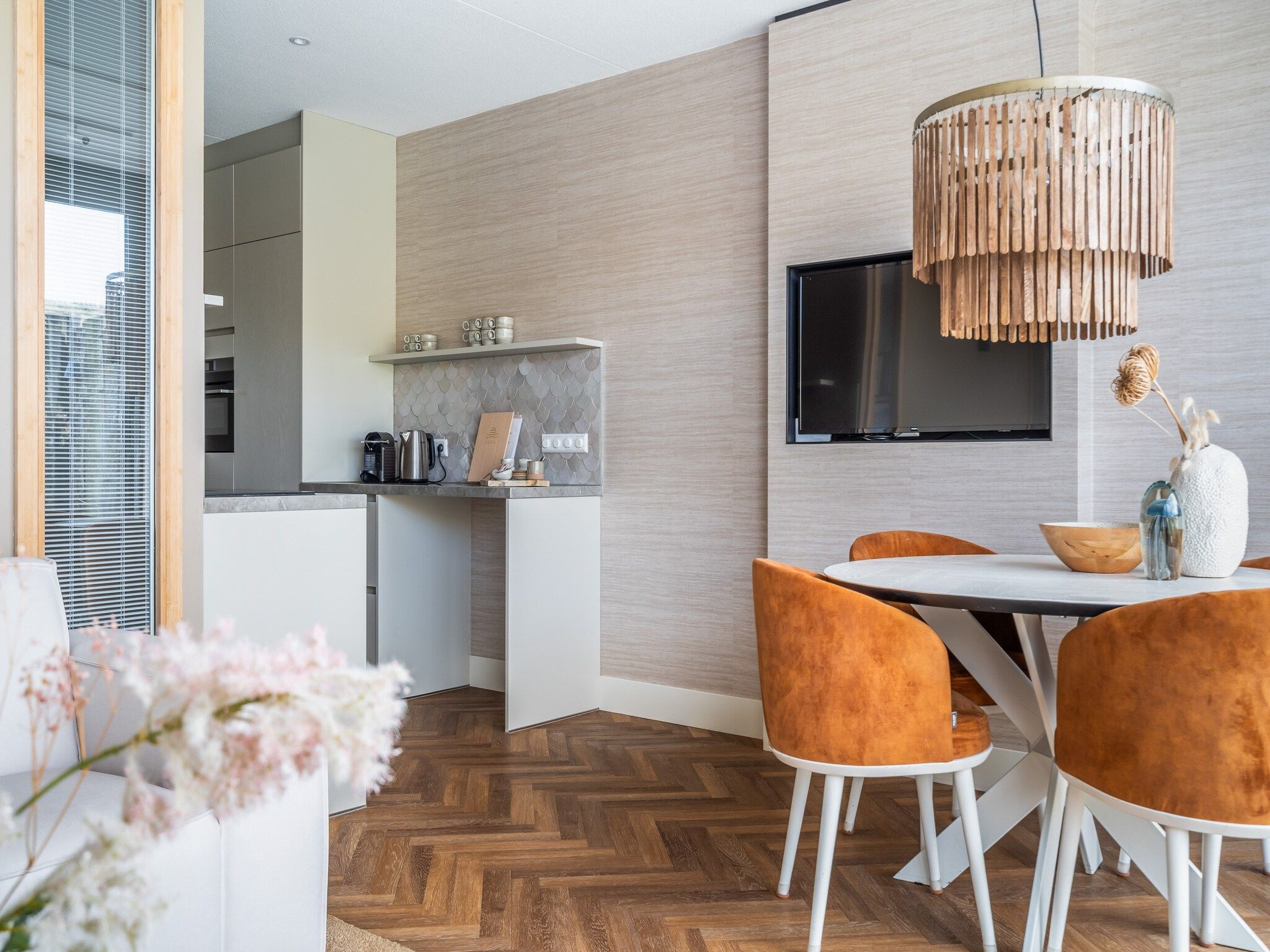 De eetkamer van Apartment Zand | 4 Persons in Sint Maartenszee