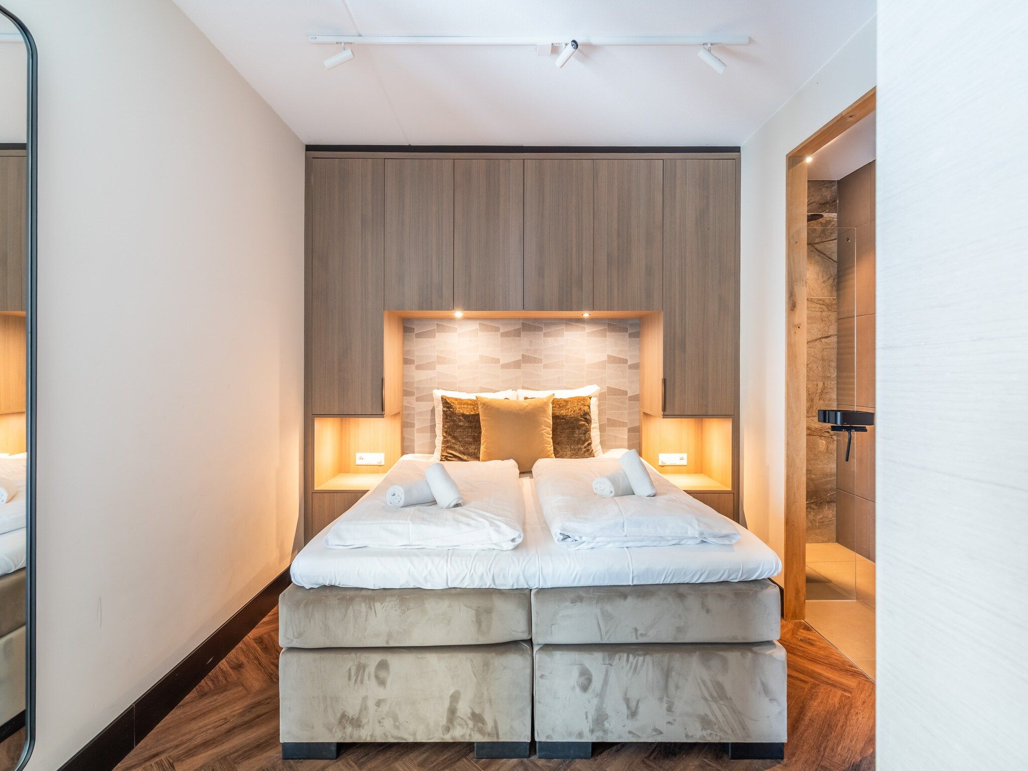 Een slaapkamer van Penthouse Zilt | 6 Persons in Sint Maartenszee