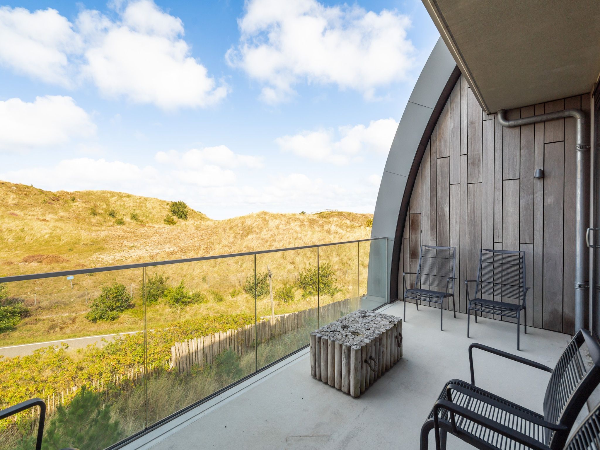 Het terras van Penthouse Zilt | 6 Persons in Sint Maartenszee