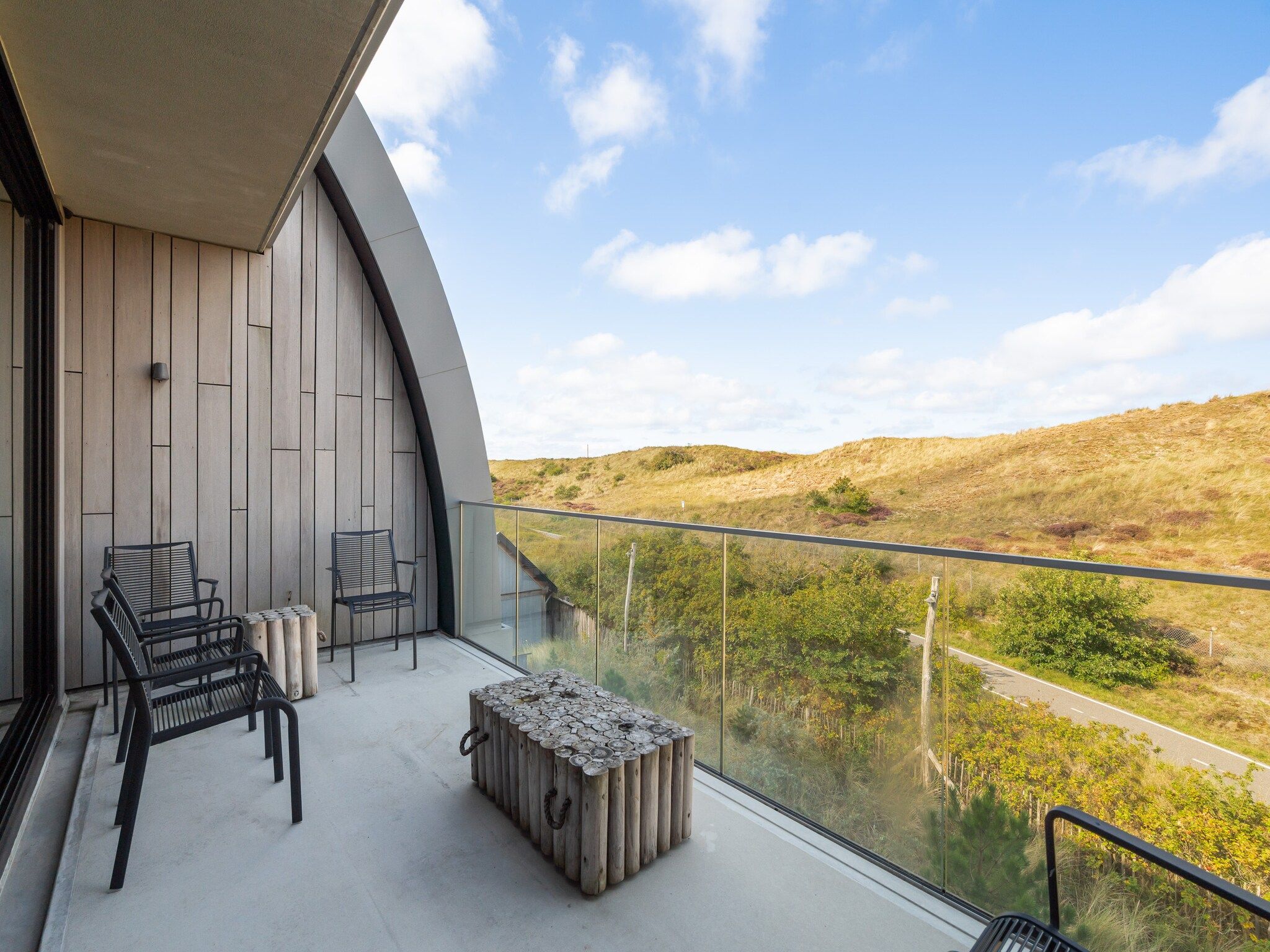 Het terras van Penthouse Zilt | 6 Persons in Sint Maartenszee