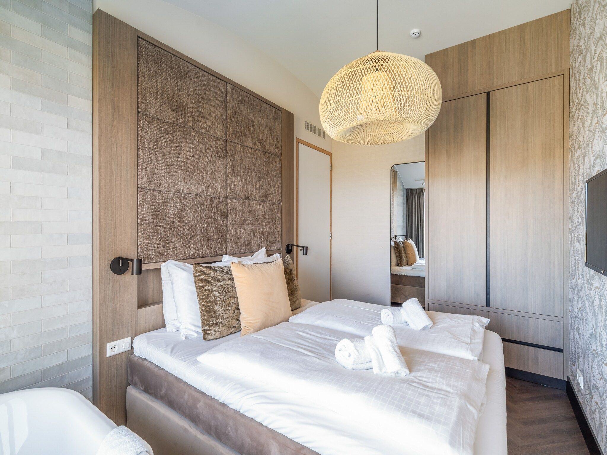 Een slaapkamer van Penthouse Zilt | 6 Persons in Sint Maartenszee