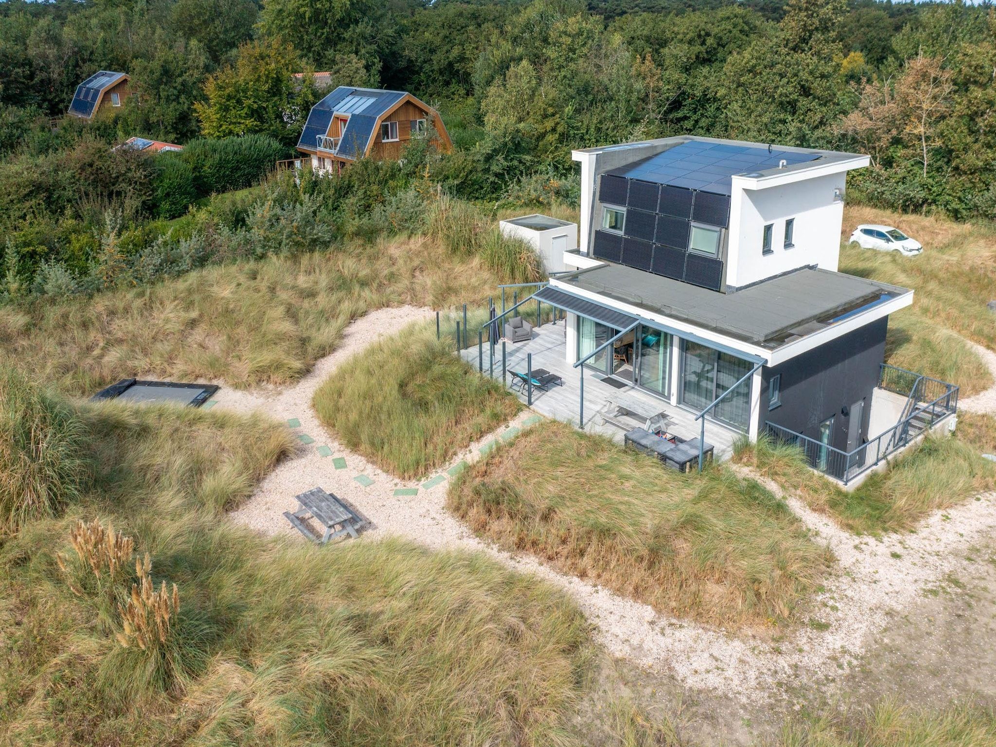 De buitenkant van Strandvilla Hygge in Den Burg