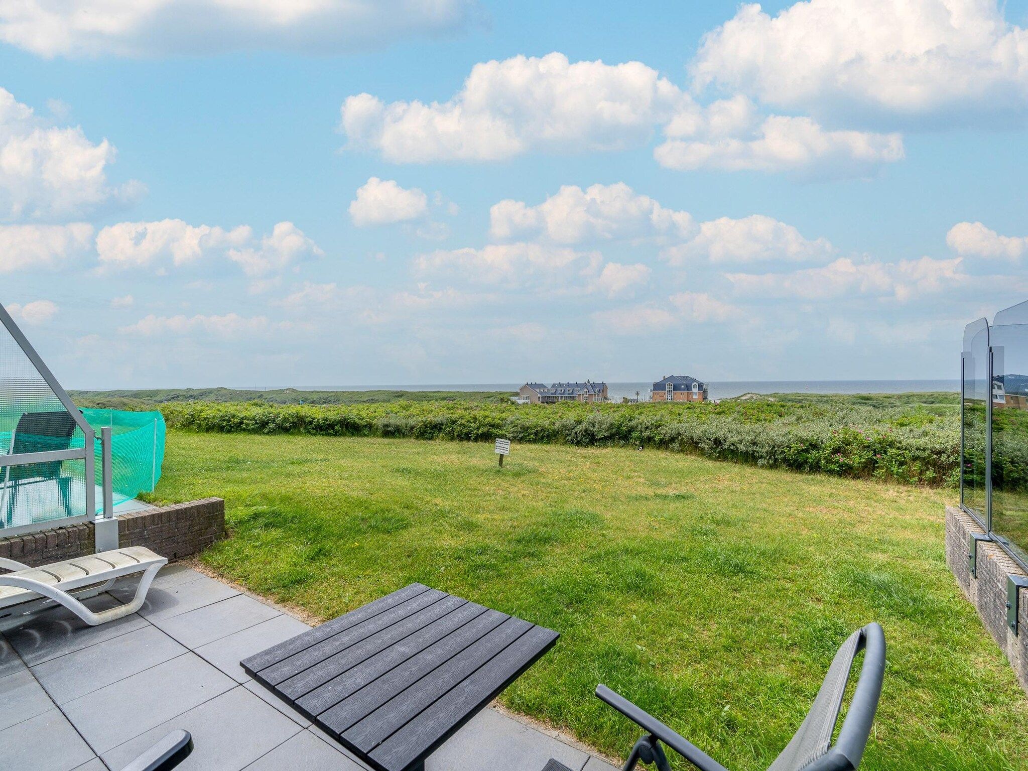 Het uitzicht vanaf Juliana 028 in De Koog