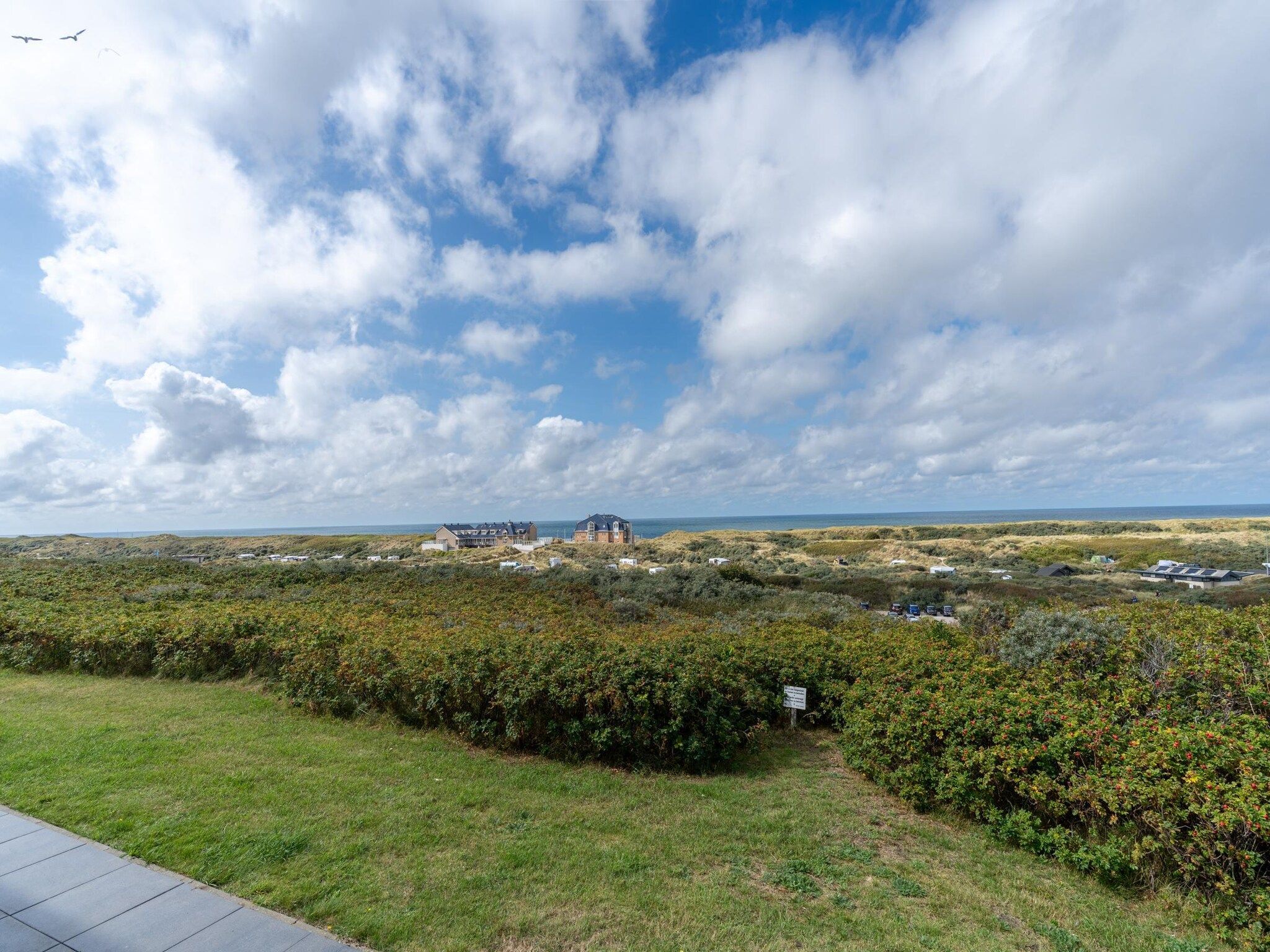 Het uitzicht vanaf Juliana 066 in De Koog