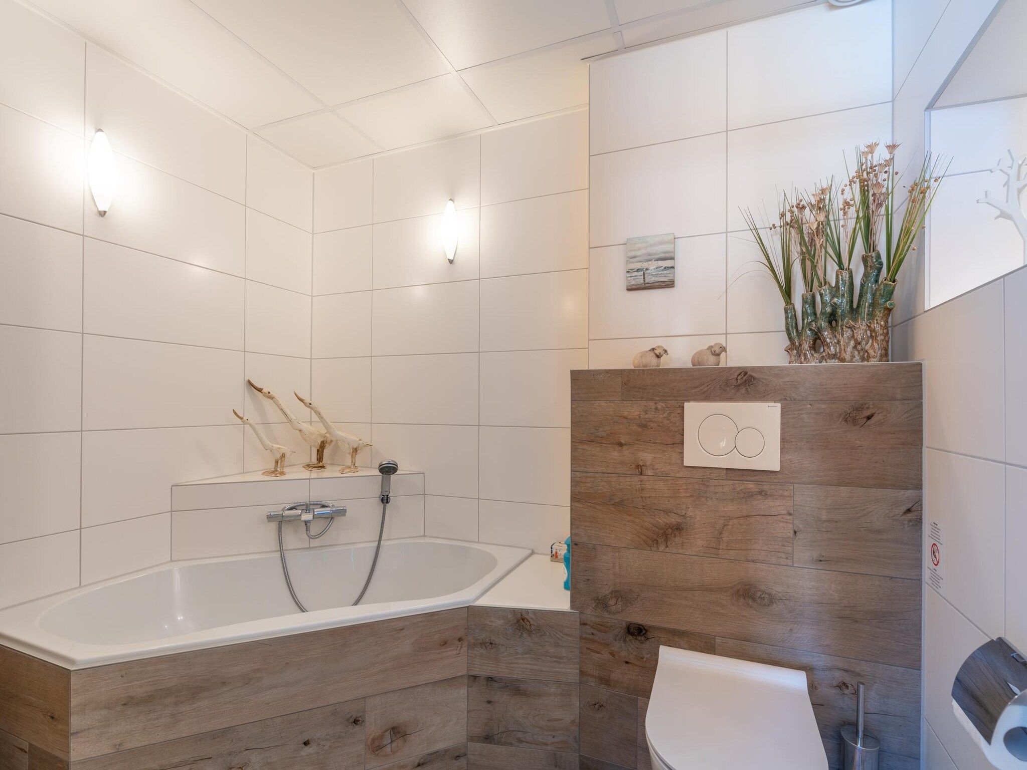 De badkamer van Juliana 114 in De Koog