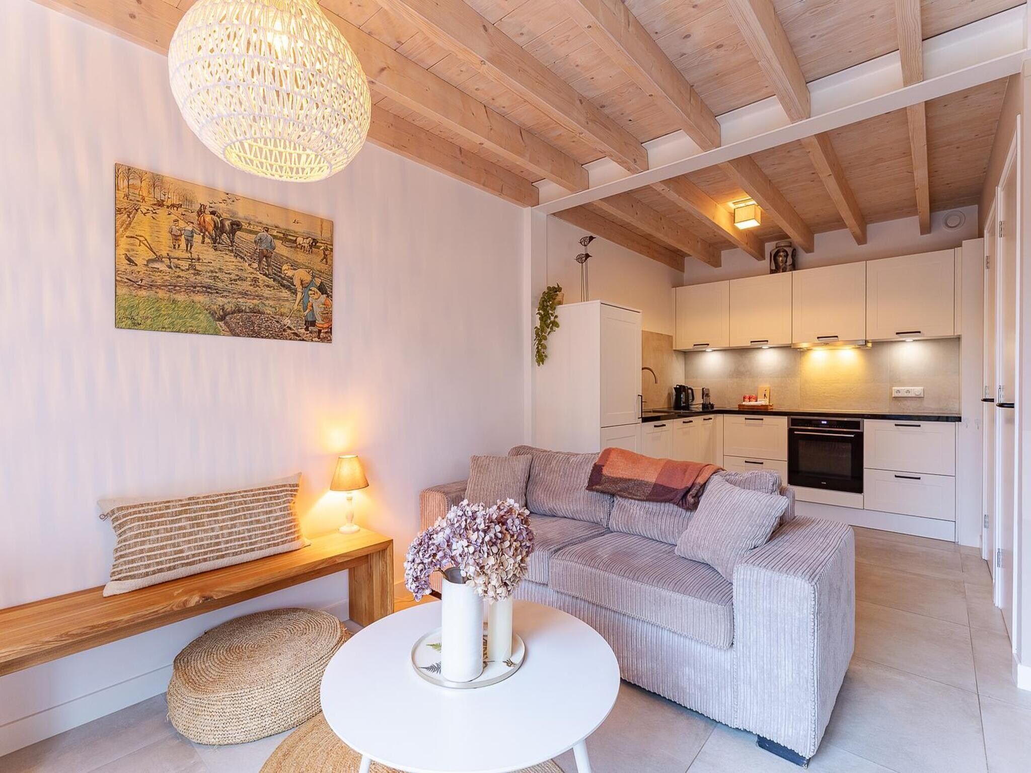 De woonkamer van Holiday home - Schoolstraat 6a | Vrouwenpolder in Vrouwenpolder