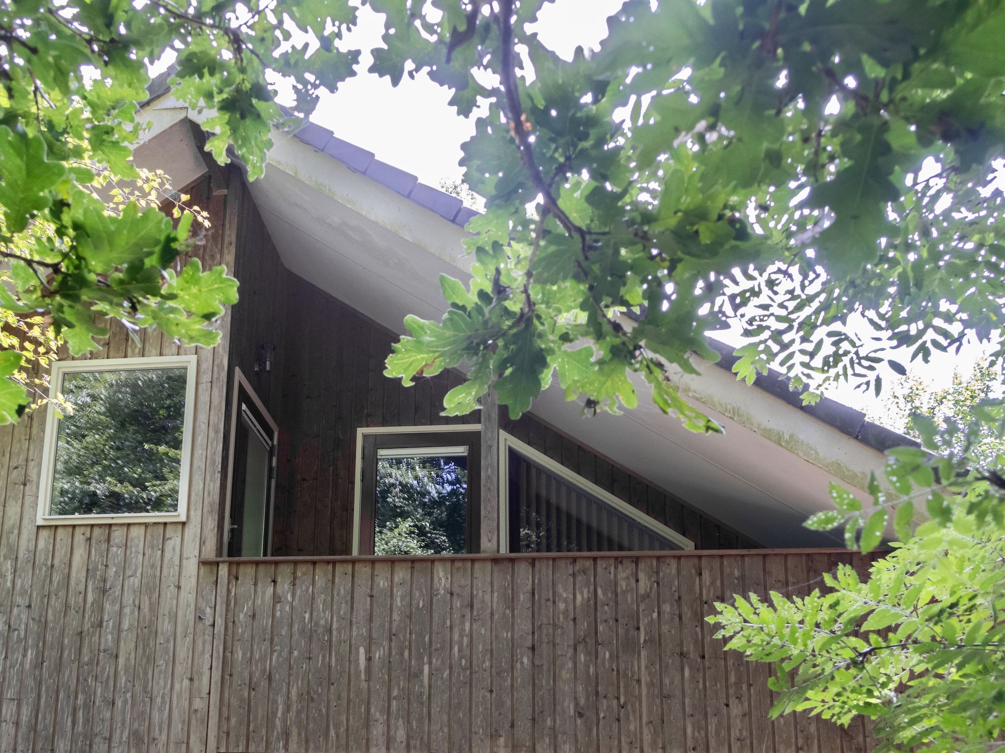 De buitenkant van Huis in de Bossen in Een