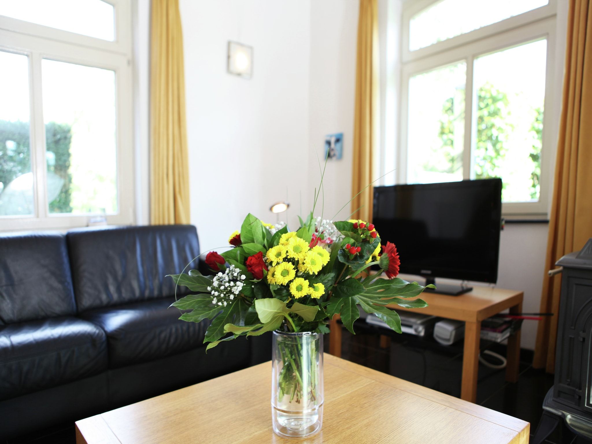 De woonkamer van Klein Paarlo in Sint Odilienberg