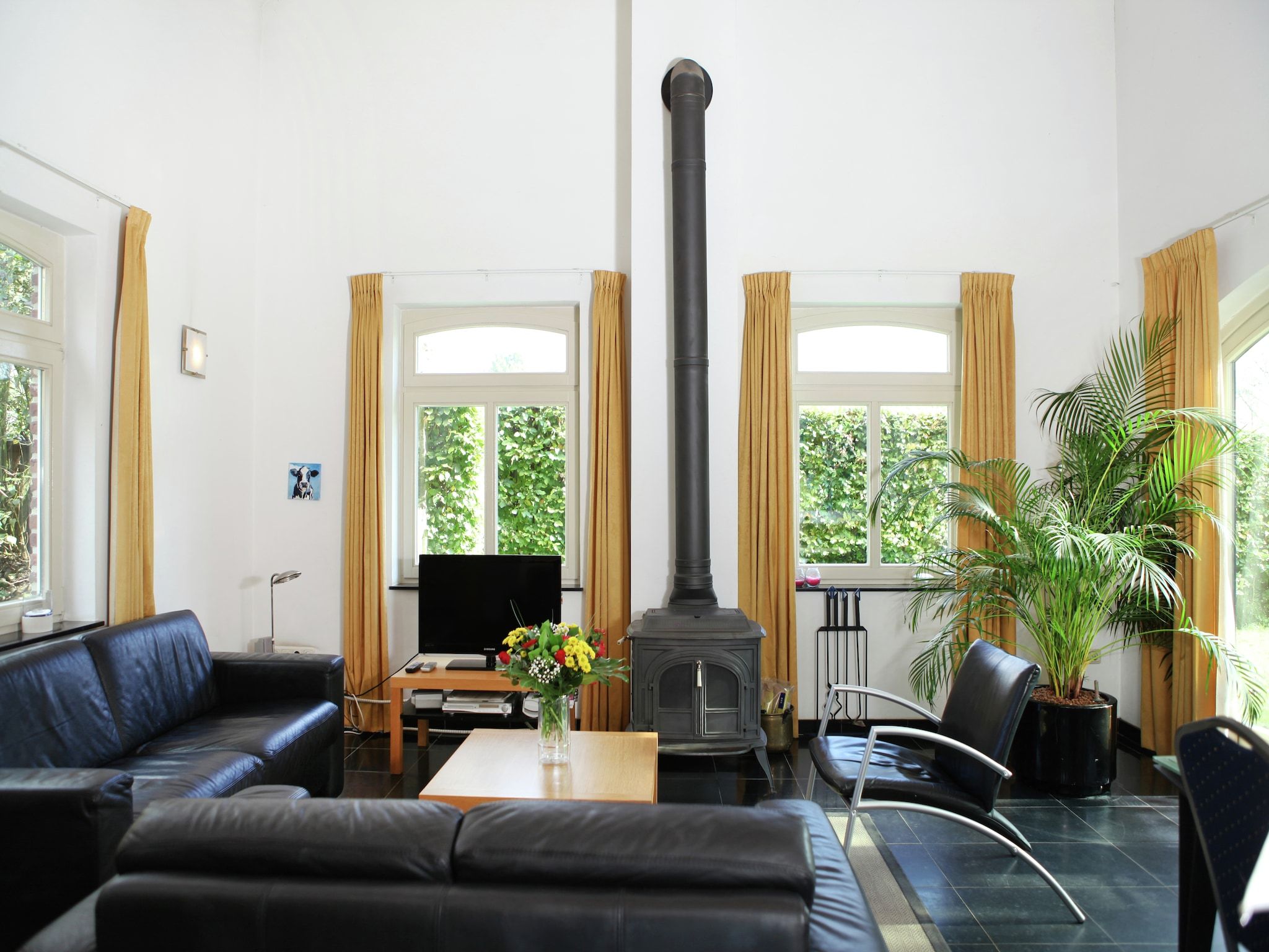 De woonkamer van Klein Paarlo in Sint Odilienberg