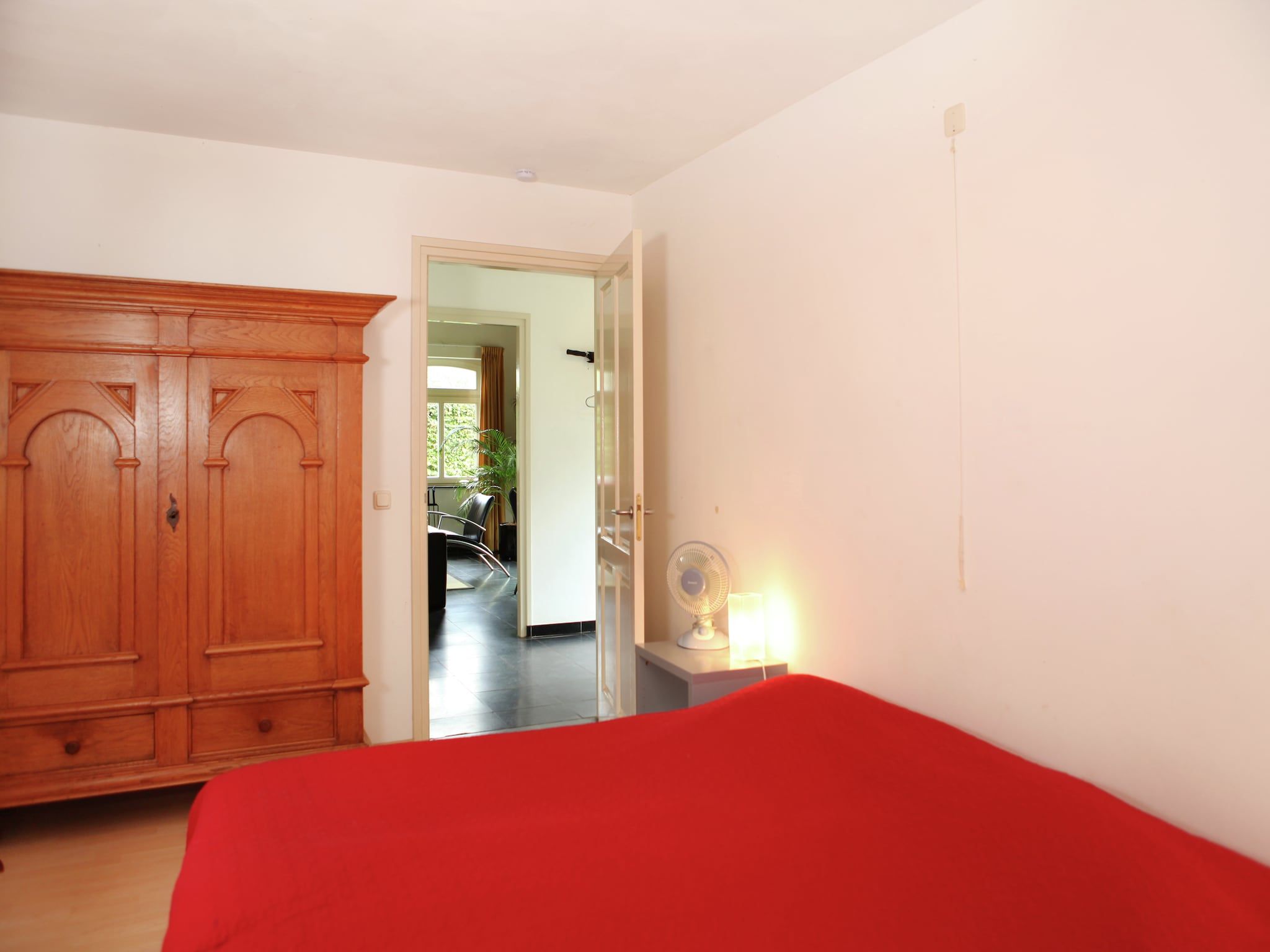 Een slaapkamer van Klein Paarlo in Sint Odilienberg