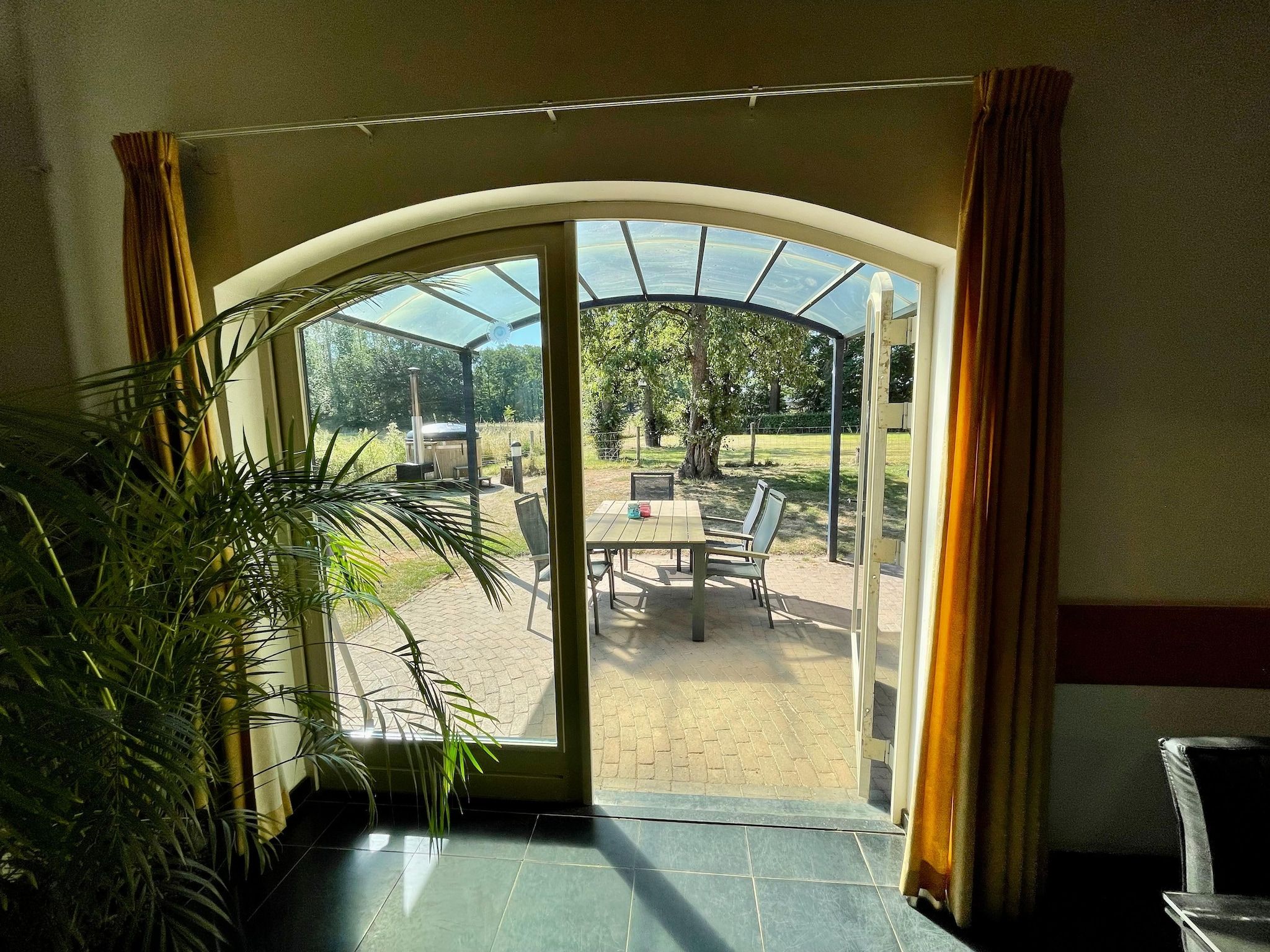 Het uitzicht vanaf Klein Paarlo in Sint Odilienberg