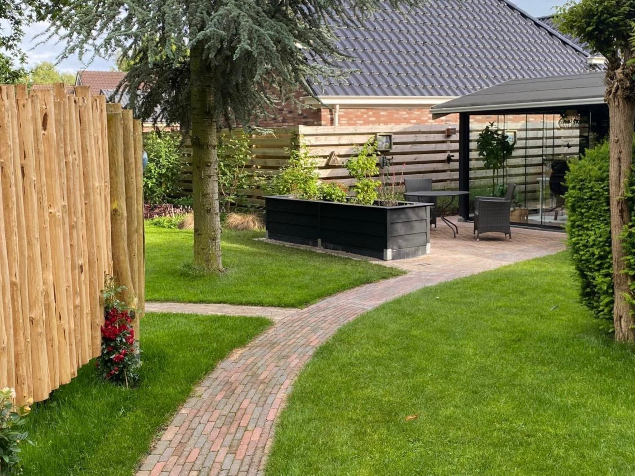 De tuin van De Groninger Zeeuw in Bellingwolde