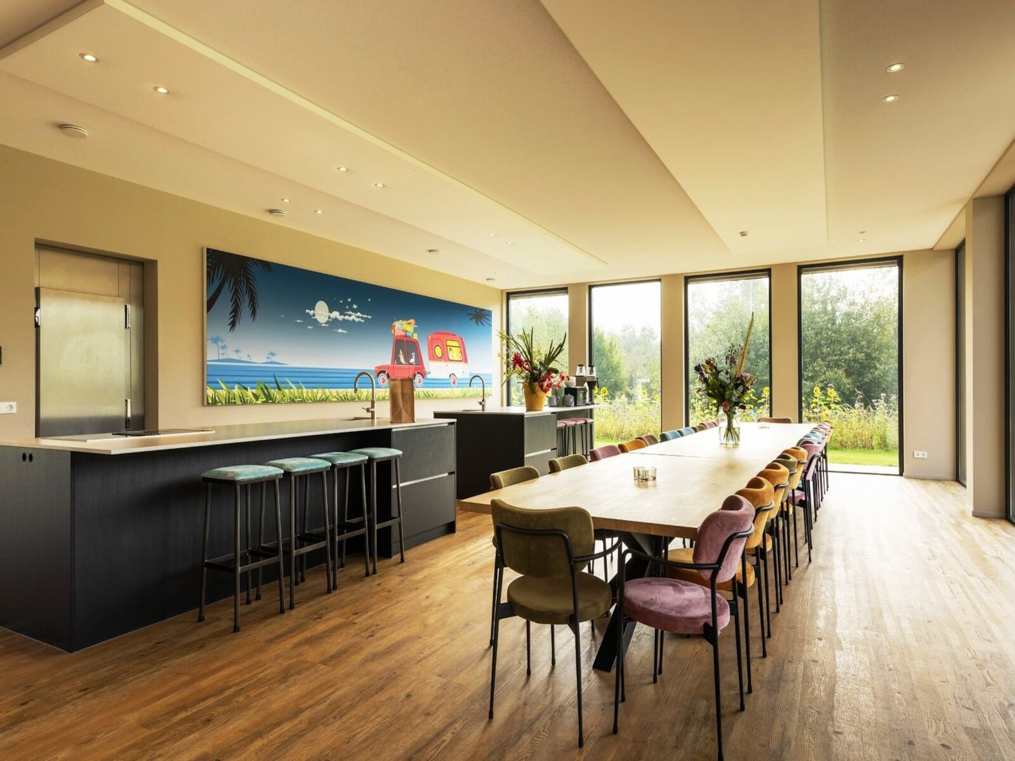 De eetkamer van Het Heerlijcke Huis in Aalten