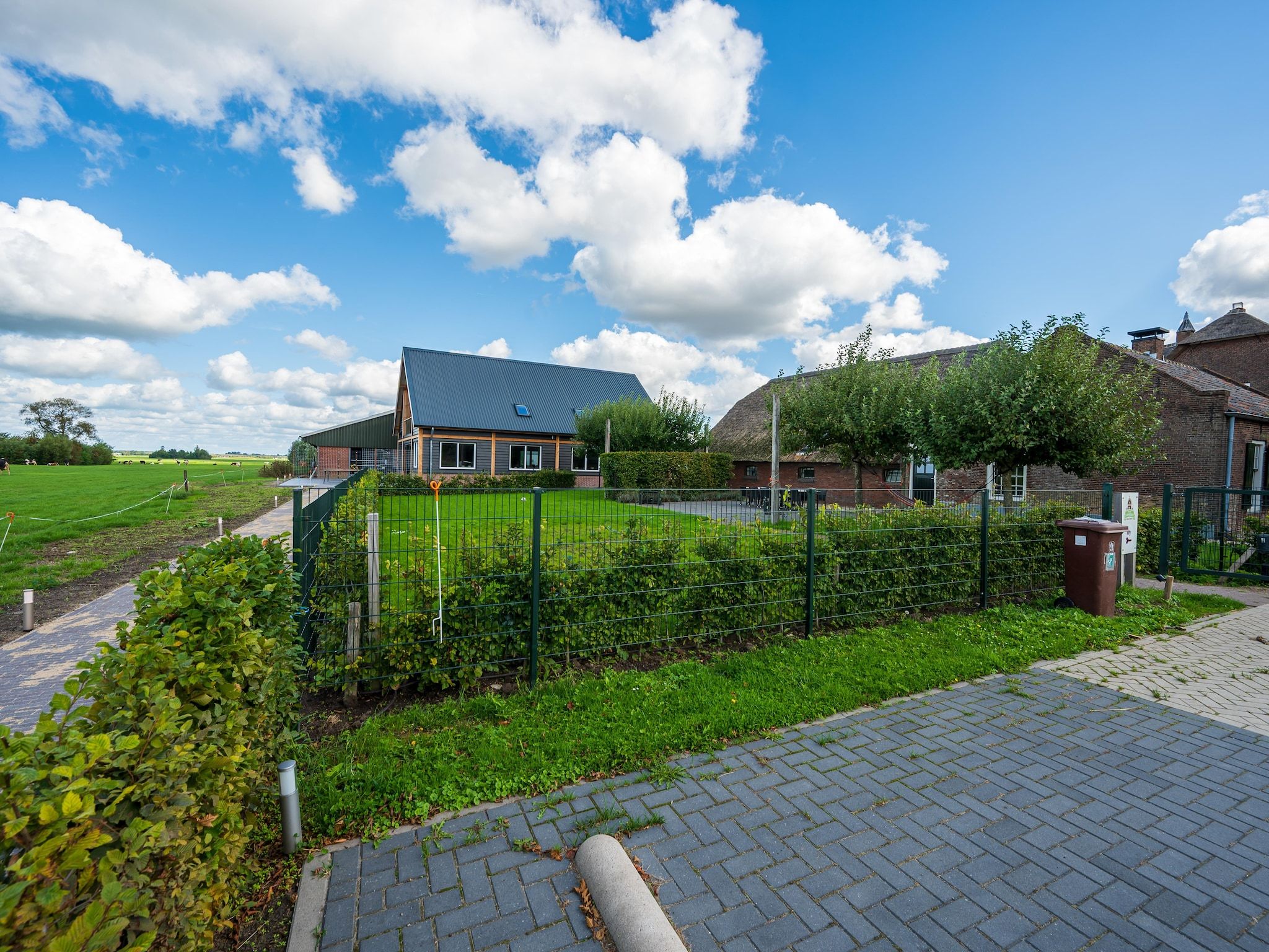 De tuin van The New Barn in Montfoort