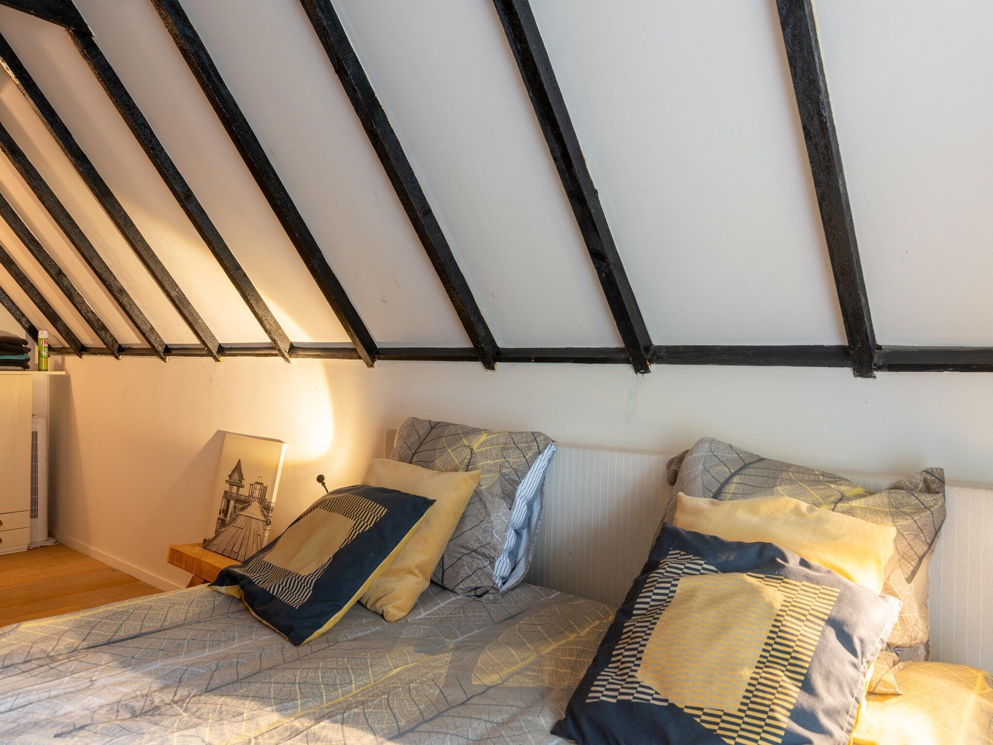 Een slaapkamer van De Hagmolenbeek Boekelo in Boekelo
