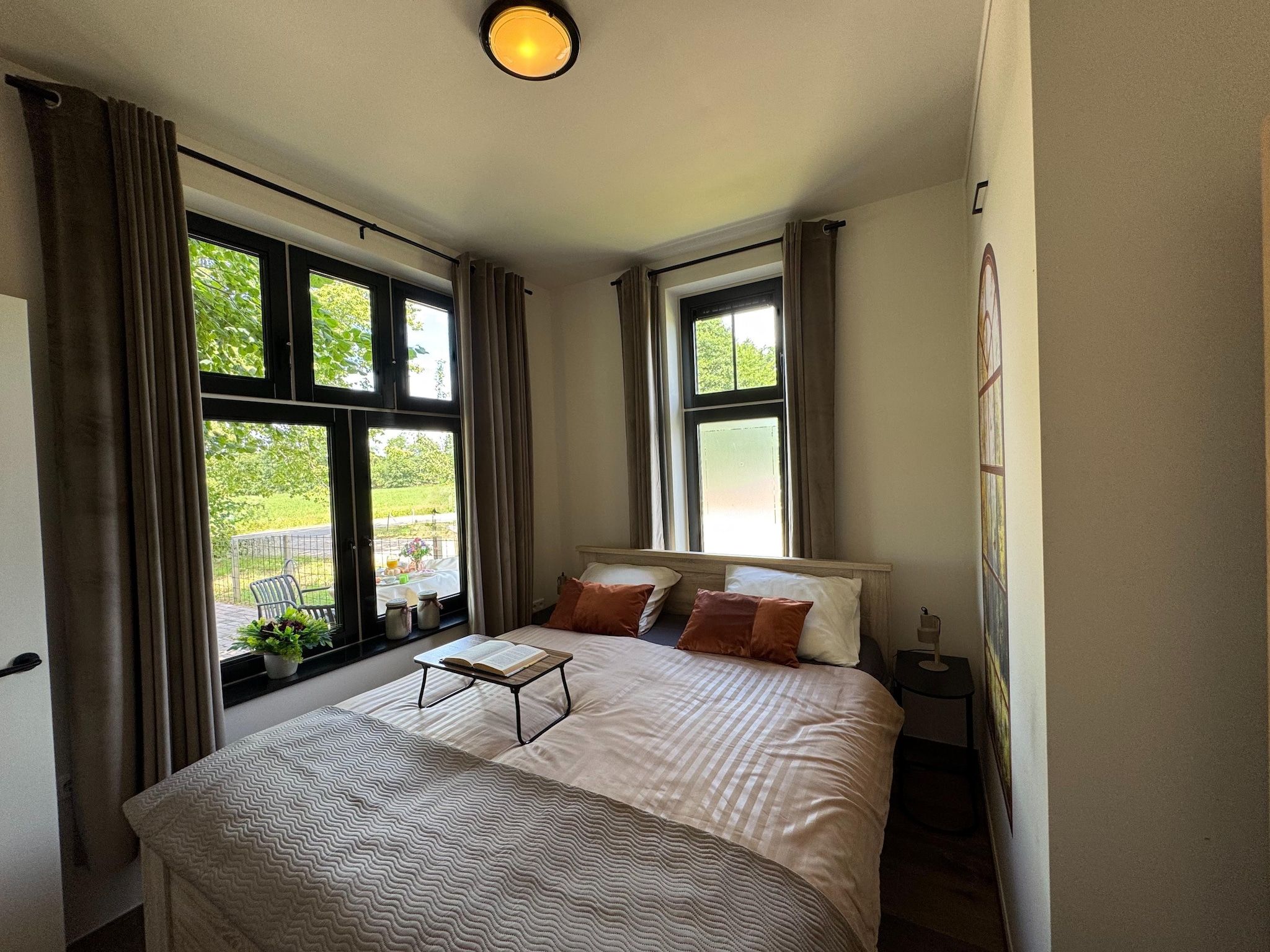 Een slaapkamer van Gastenverblijf Langelshoes in Haaksbergen